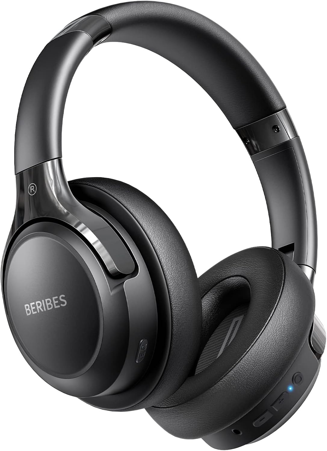 BERIBES Bluetooth Headphones Over Ear, 65H Playtime and 6 EQ Music Modes Wireless Headphones with Microphone, HiFi Stereo Foldable Lightweight Headset, Deep Bass for Home Office Cellphone PC Ect. BERIBES Bluetooth Headphones Over Ear, 65H Playtime and 6 EQ Music Modes Wireless Headphones with Microphone, HiFi Stereo Foldable Lightweight Headset, Deep Bass for Home Office Cellphone PC Ect.