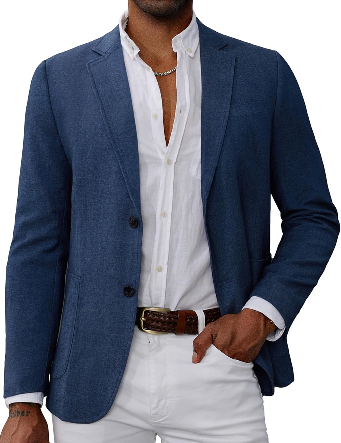 GRACE KARIN Men’s Casual Blazer Suit Jackets 2 Button Lightweight Sport Coats GRACE KARIN Men’s Casual Blazer Suit Jackets 2 Button Lightweight Sport Coats