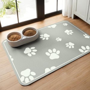 19”×12” Dog Mat for Food and Water-Dogs...