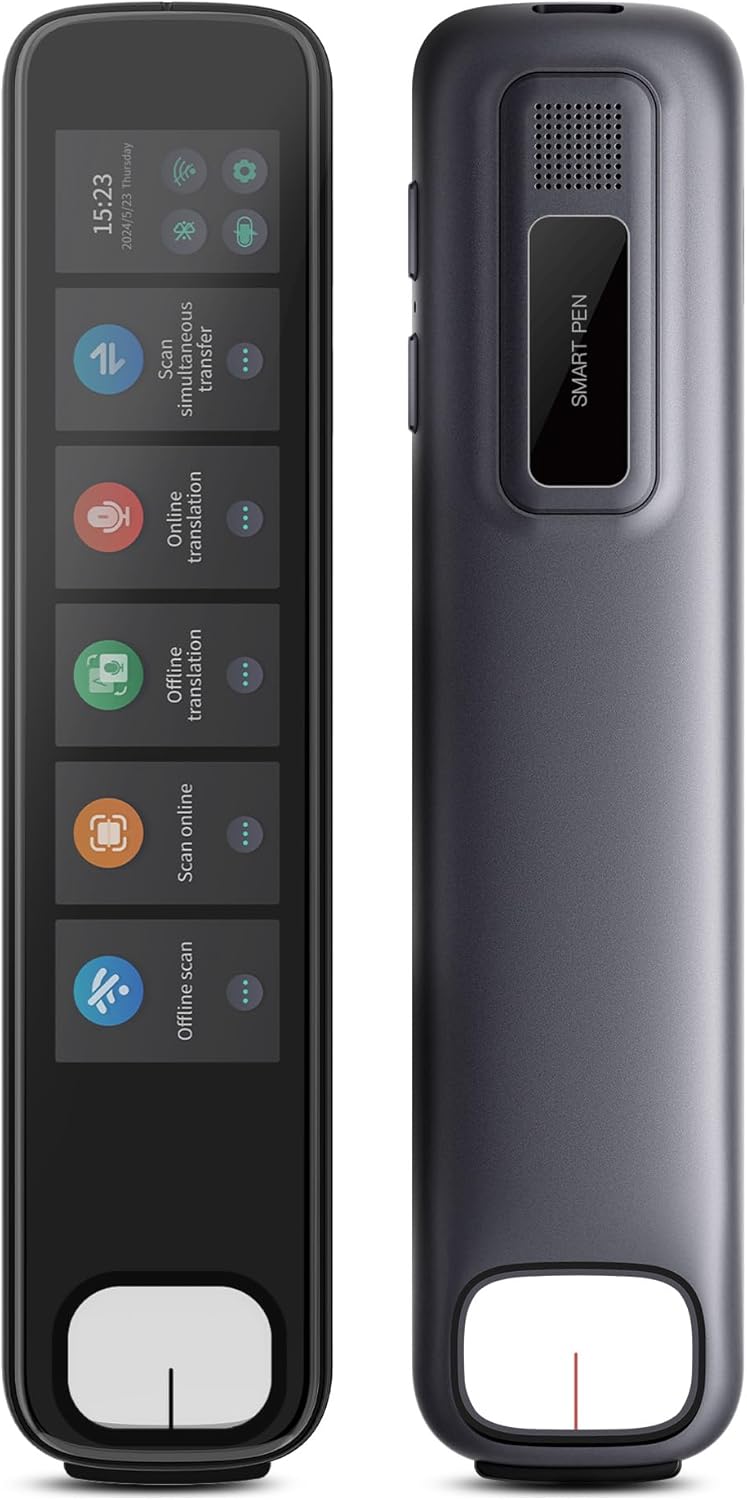 Translation Scanning Pen, 142 Language Translator Pen with 3.71 Inch Touch Scree, OCR Text to Speech Scanning Reading Pen, Portable Voice Translator Device for Travel Learning and Reading Disabilities Translation Scanning Pen, 142 Language Translator Pen with 3.71 Inch Touch Scree, OCR Text to Speech Scanning Reading Pen, Portable Voice Translator Device for Travel Learning and Reading Disabilities