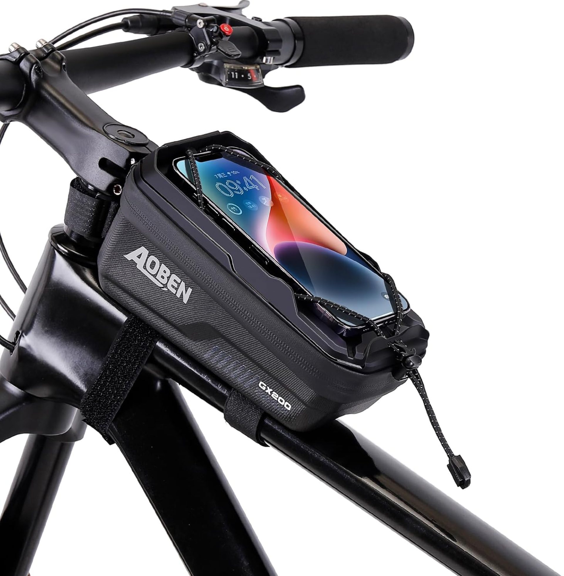 Bike Bicycle Phone Front Frame Bag for Mountain Bike Road Bike, EVA Hard Casing Bike Phone Holder Bike Phone Mount for MTB, Bike Bicycle Accessories for Cell Phone Under 6.8 Inches (Black) Bike Bicycle Phone Front Frame Bag for Mountain Bike Road Bike, EVA Hard Casing Bike Phone Holder Bike Phone Mount for MTB, Bike Bicycle Accessories for Cell Phone Under 6.8 Inches (Black)