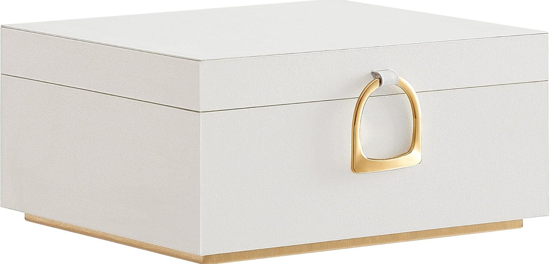 SONGMICS 2-Layer Jewelry Box, Jewelry Organizer with Handle, Removable Jewelry Tray, Jewelry Storage, Floating Effect, 8.1 x 9.4 x 4.3 Inches, Valentine’s Day Gift, White UJBC165W01 SONGMICS 2-Layer Jewelry Box, Jewelry Organizer with Handle, Removable Jewelry Tray, Jewelry Storage, Floating Effect, 8.1 x 9.4 x 4.3 Inches, Valentine’s Day Gift, White UJBC165W01