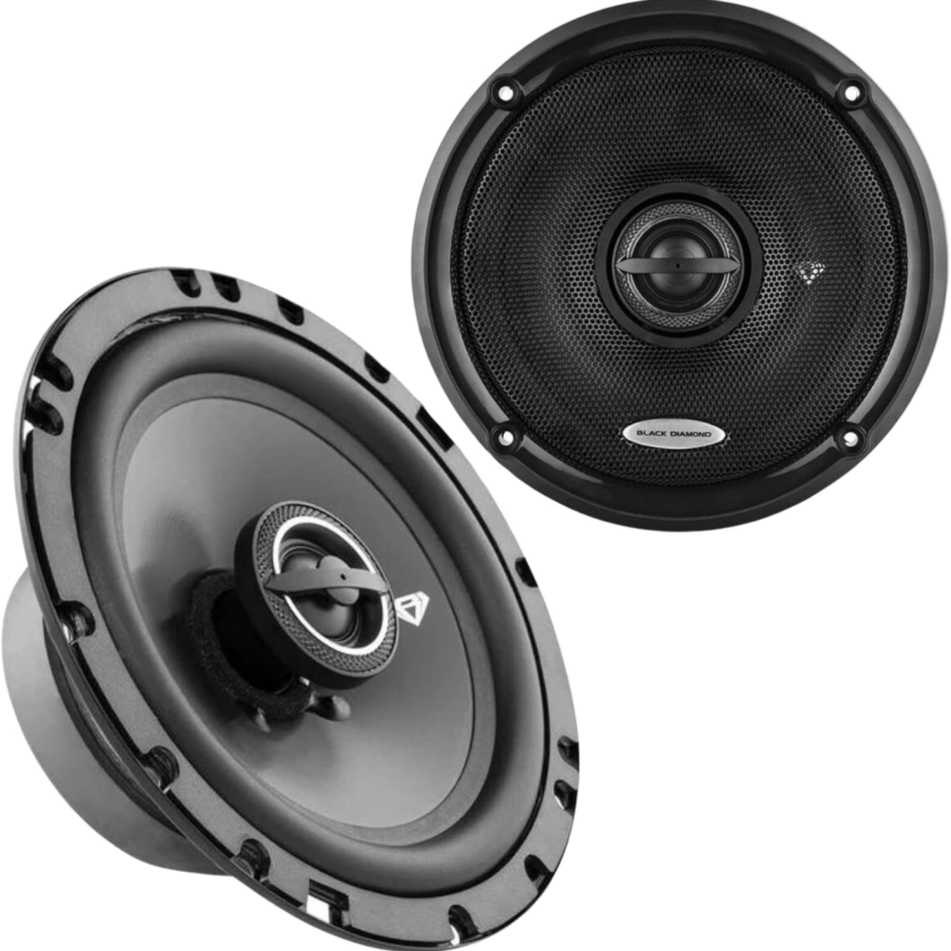 BLACK DIAMOND DIA-65.2 6.5″ Car Coaxial Speakers 2 Way 120 Watts 4-Ohm Stereo Replacement Upgraded 6.5 Door Speakers – Removable Grill Included (Sold in Pairs) BLACK DIAMOND DIA-65.2 6.5″ Car Coaxial Speakers 2 Way 120 Watts 4-Ohm Stereo Replacement Upgraded 6.5 Door Speakers – Removable Grill Included (Sold in Pairs)