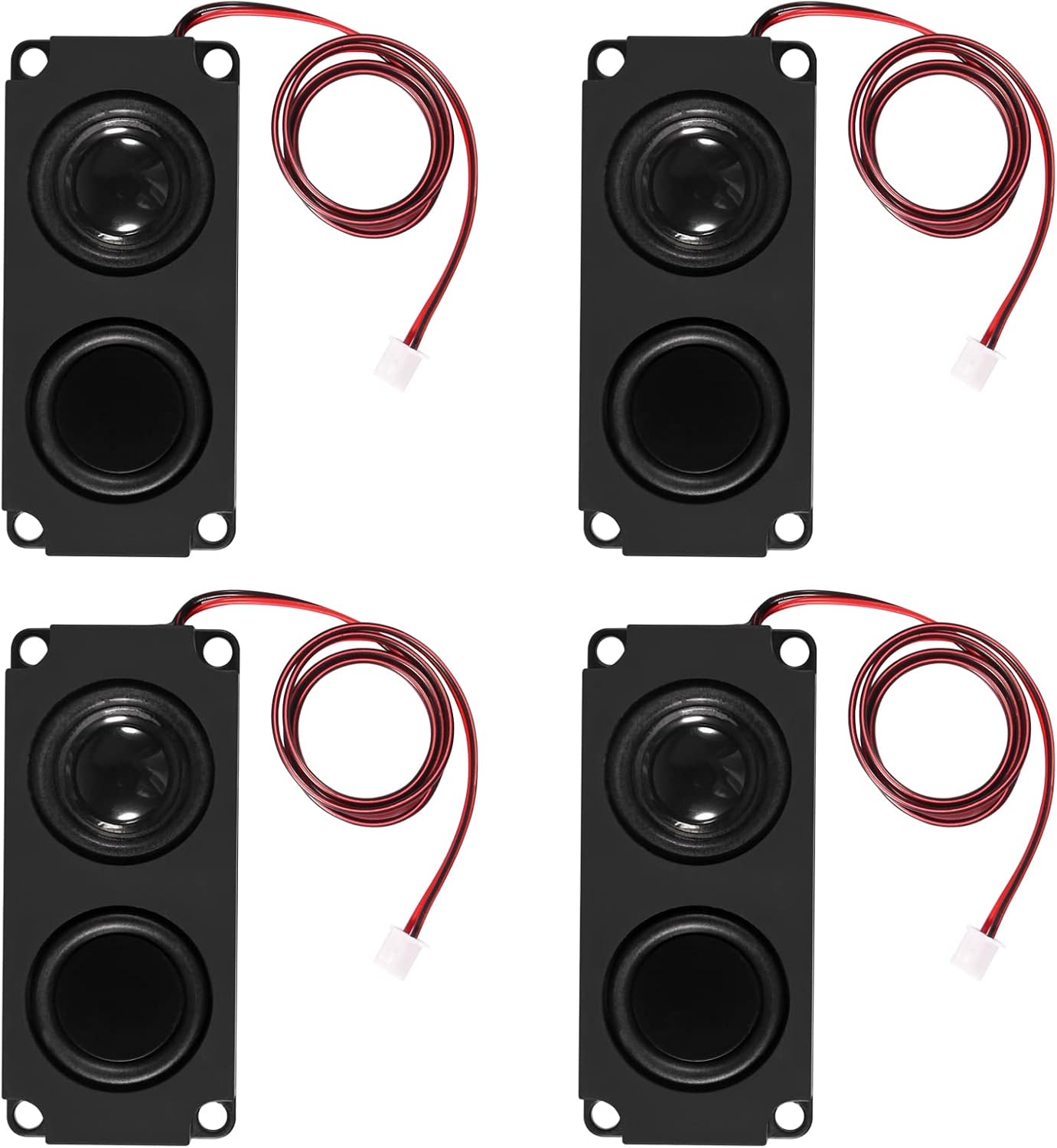 4pcs Speaker 5 Watt 8 Ohm Double Cavity Mini Speaker Full-Range Cavity Advertising Machine Small Speaker 3.3V 5V with JST-PH2.5mm-2 pin Interface Compatible with Arduino Electronic Projects 4pcs Speaker 5 Watt 8 Ohm Double Cavity Mini Speaker Full-Range Cavity Advertising Machine Small Speaker 3.3V 5V with JST-PH2.5mm-2 pin Interface Compatible with Arduino Electronic Projects