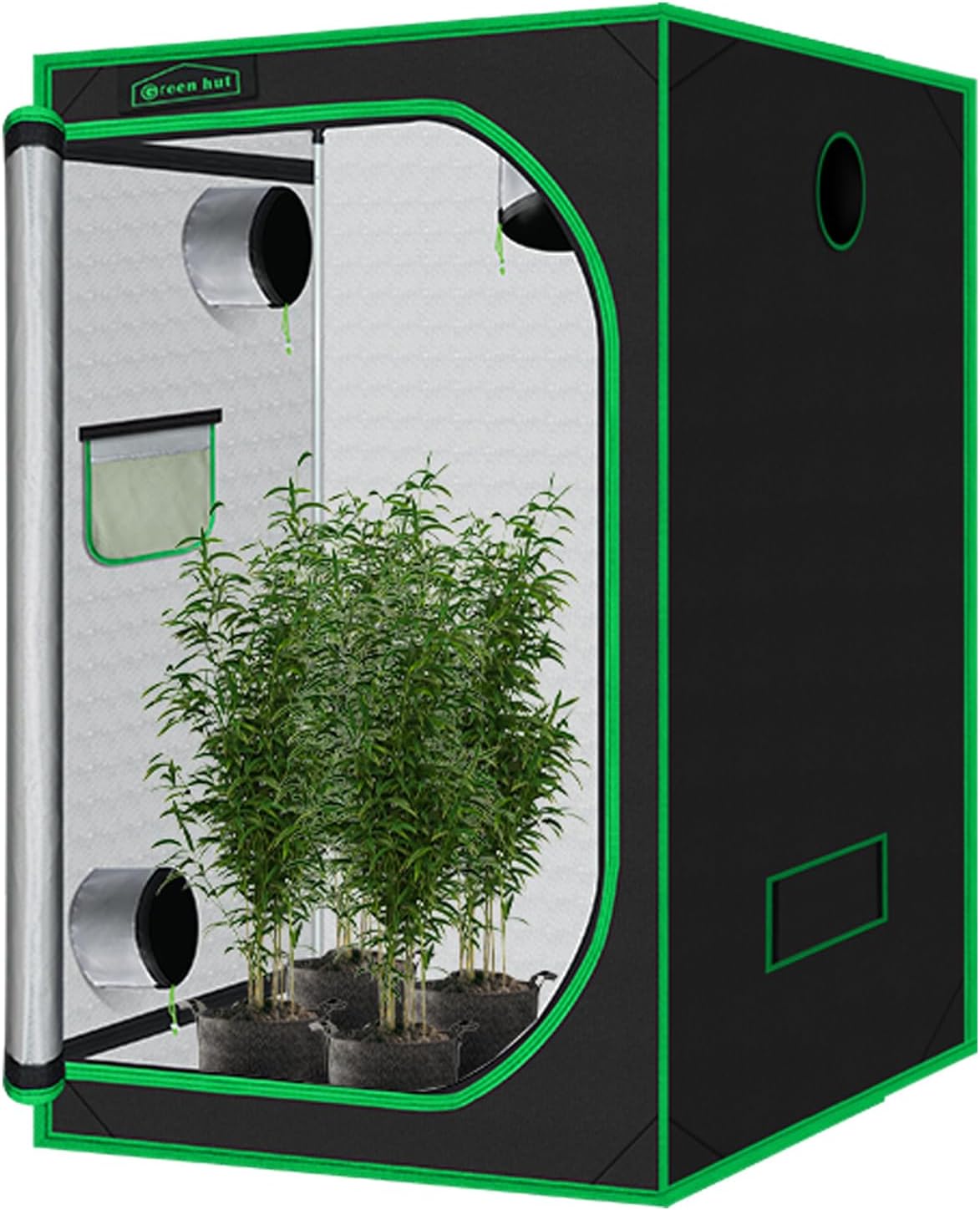 60″x60″x78″ 600D Mylar Hydroponic Growing Tents for Plants Inside Reflective Grow Tent Growing Room Hydroponic System 5×5 Grow Tent 60″x60″x78″ 600D Mylar Hydroponic Growing Tents for Plants Inside Reflective Grow Tent Growing Room Hydroponic System 5×5 Grow Tent
