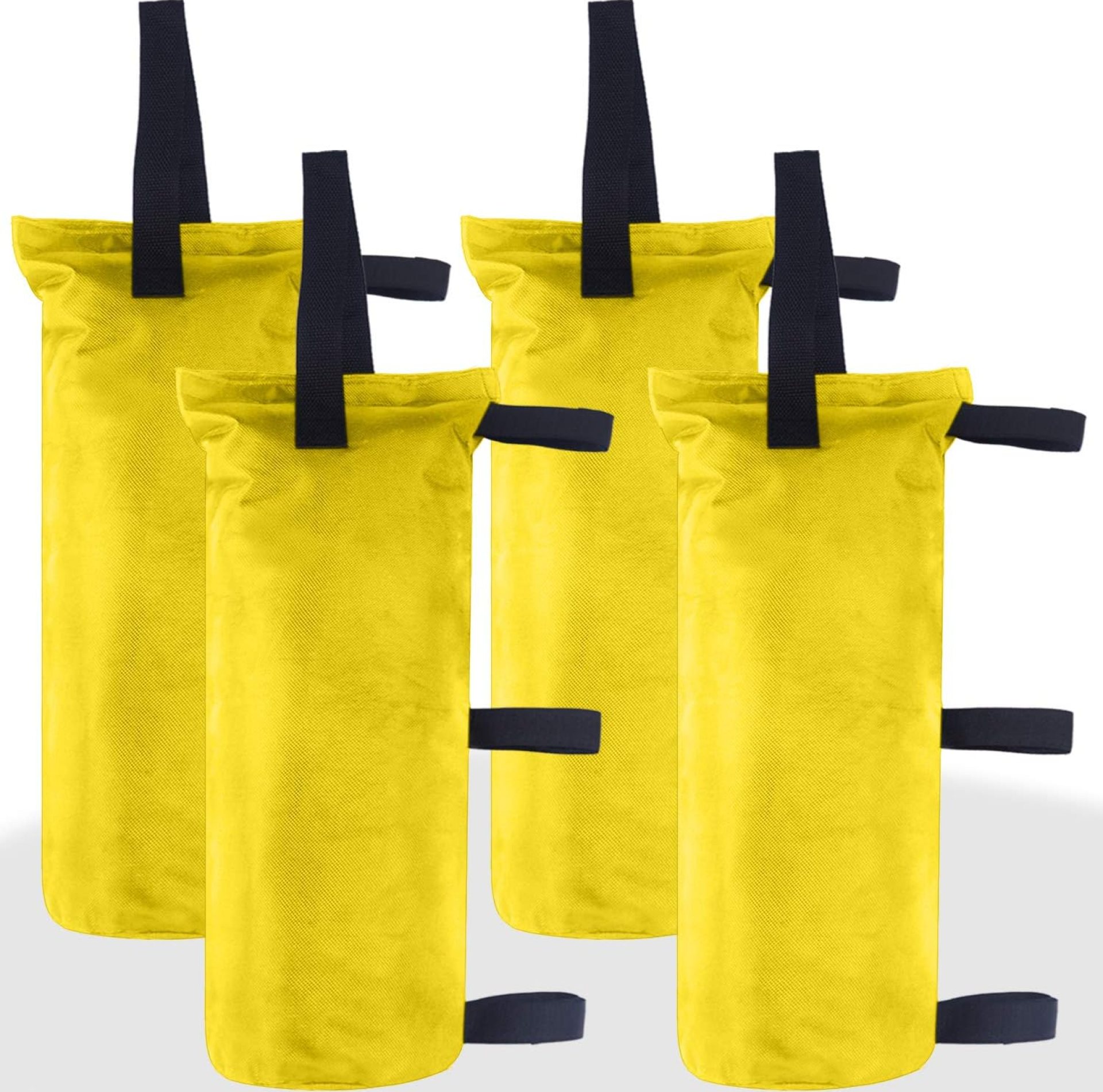 ABCCANOPY Canopy Weights Set of 4-120LBS Sand Bags for Pop up Tent, Weight Bags for Outdoor Gazebo, Trampoline, Pergola, Yellow (Without Sand) ABCCANOPY Canopy Weights Set of 4-120LBS Sand Bags for Pop up Tent, Weight Bags for Outdoor Gazebo, Trampoline, Pergola, Yellow (Without Sand)