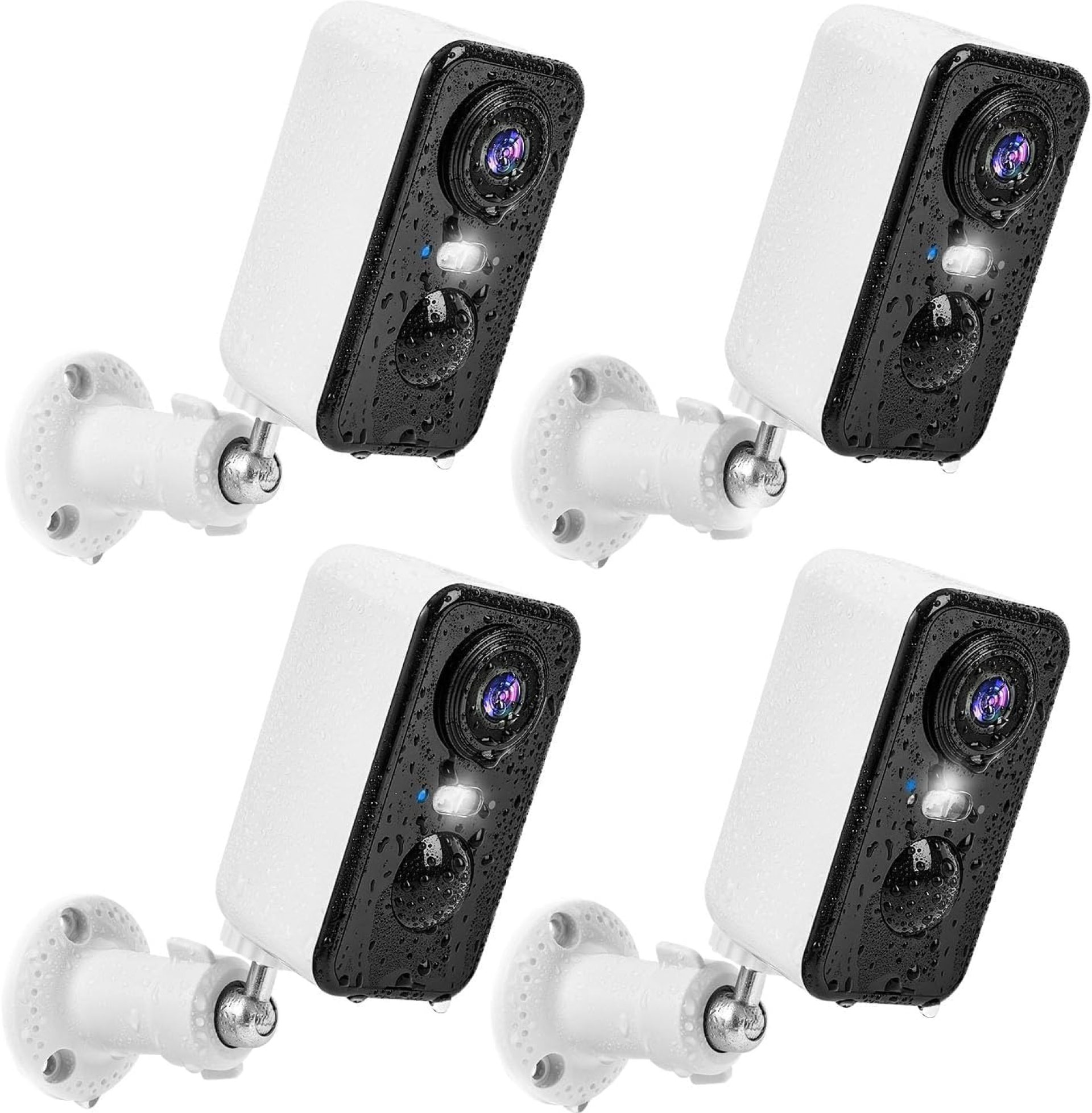 Wireless Cameras for Home Security Outdoor, 2K Color Night Vision Battery Powered WiFi Security Camera Spotlight/Siren Motion Detection 2-Way Talk Waterproof Cloud Storage Outdoor Camera Wireless 4PCS Wireless Cameras for Home Security Outdoor, 2K Color Night Vision Battery Powered WiFi Security Camera Spotlight/Siren Motion Detection 2-Way Talk Waterproof Cloud Storage Outdoor Camera Wireless 4PCS