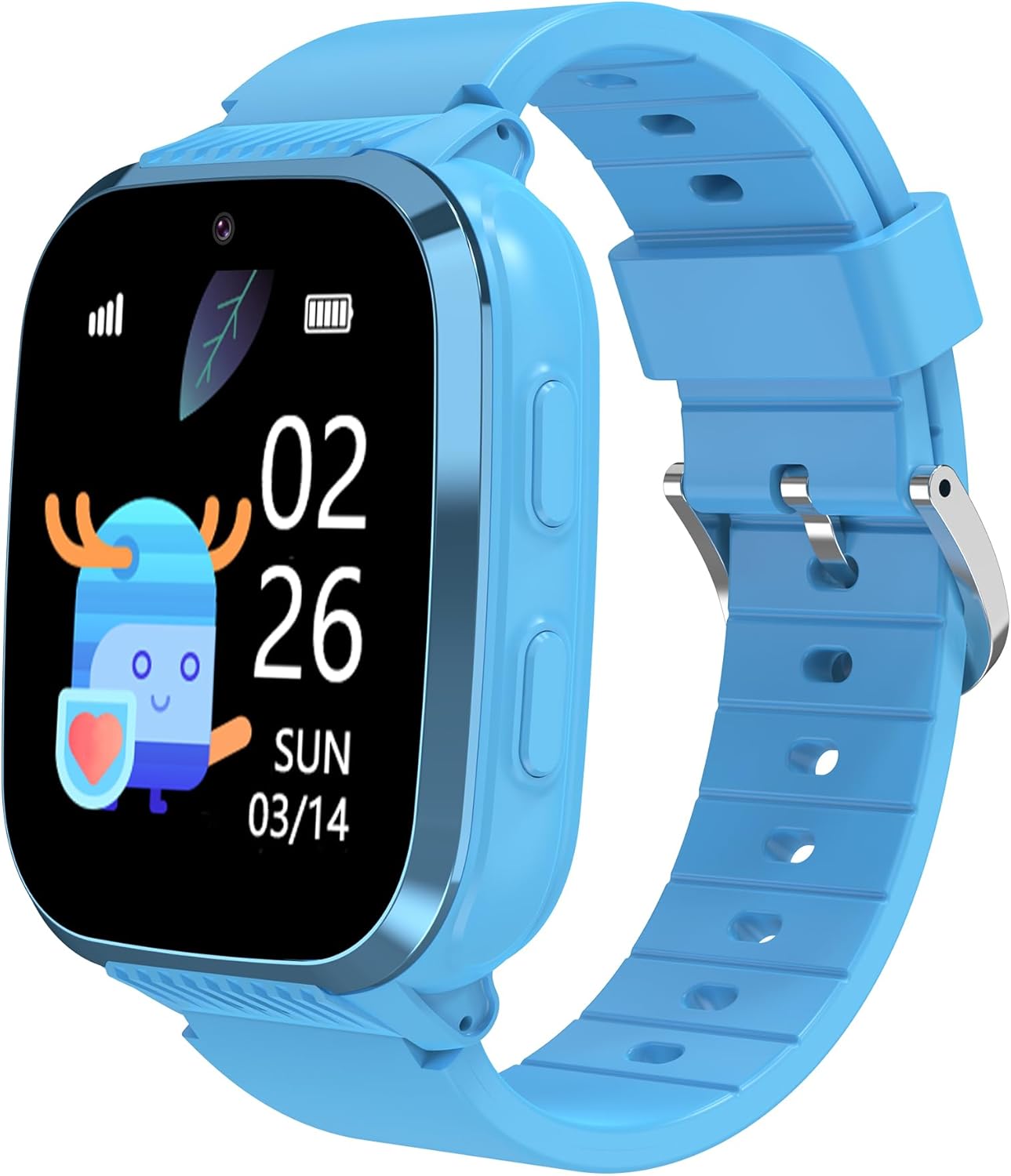 4G Kids Smart Watch for Boys Toys with GPS Tracker SIM Card Games HD Camera Location Cell Phone SOS Calling Texting Waterproof Voice Chat Alarm Clock for Ages 5-13 Birthday Gifts(Blue) 4G Kids Smart Watch for Boys Toys with GPS Tracker SIM Card Games HD Camera Location Cell Phone SOS Calling Texting Waterproof Voice Chat Alarm Clock for Ages 5-13 Birthday Gifts(Blue)