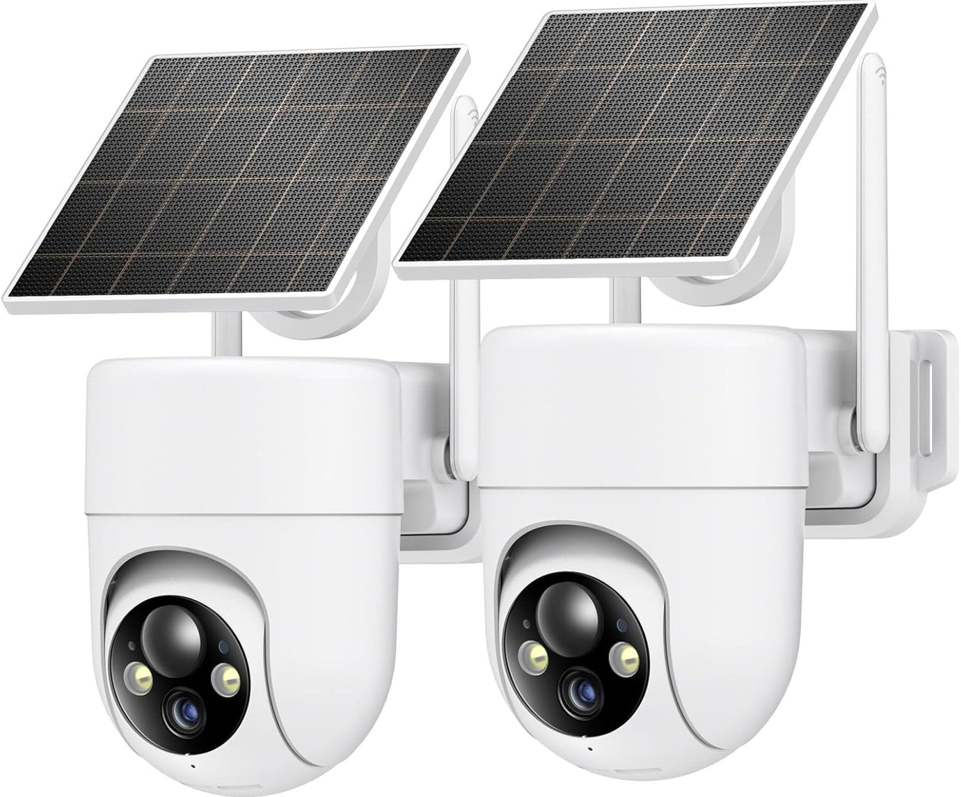 2K Solar Security Cameras Wireless Outdoor, 2PCS Outdoor Camera Wireless with 360° View, Cameras for Home Security with Color Night Vision/2-Way Audio, 2.4GHz Wi-Fi Only 2K Solar Security Cameras Wireless Outdoor, 2PCS Outdoor Camera Wireless with 360° View, Cameras for Home Security with Color Night Vision/2-Way Audio, 2.4GHz Wi-Fi Only