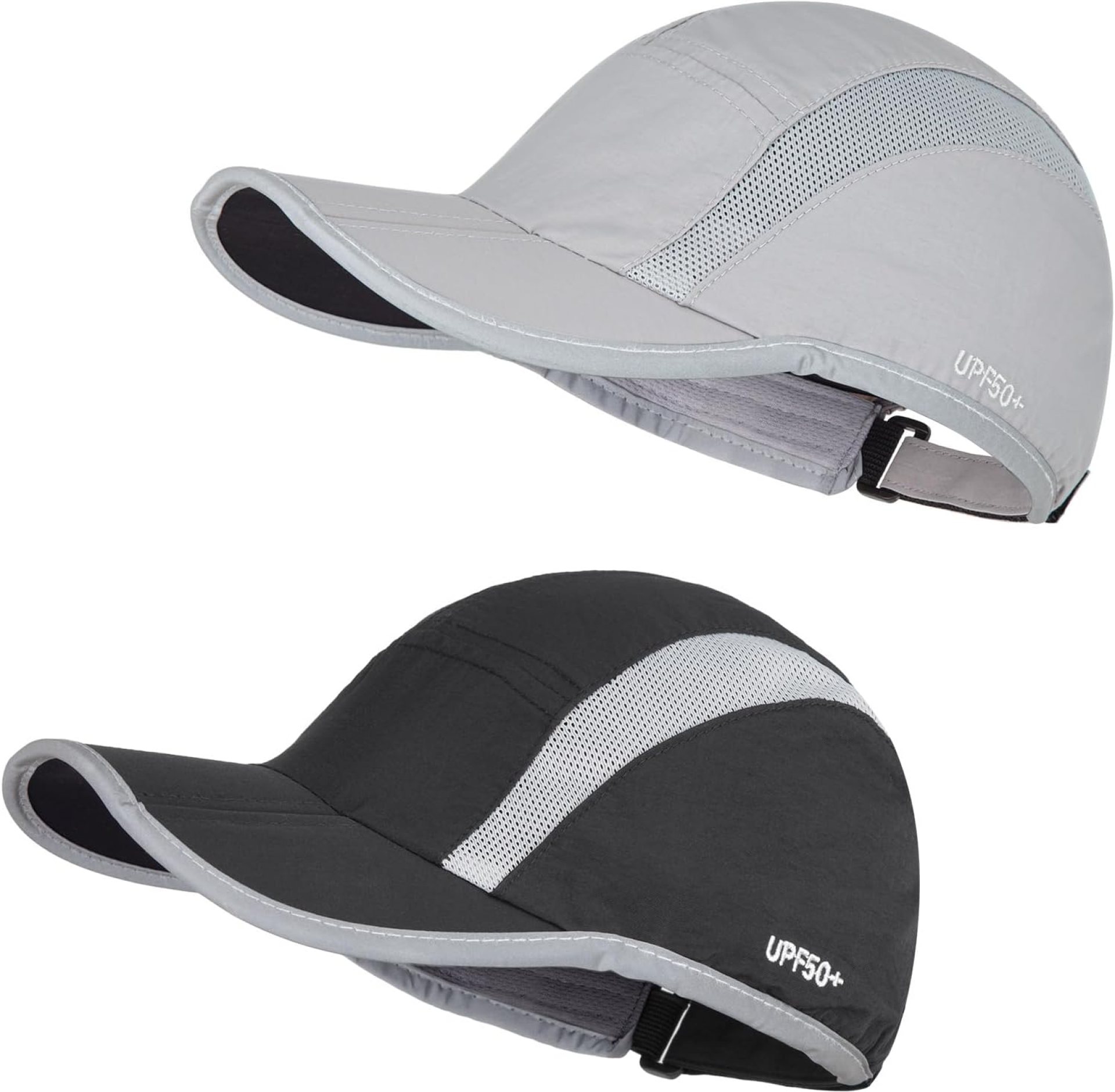 2 Pack Foldable Sports Hat with UPF 50+ Sun Protection Baseball Cap for Men Women Running Cap Quick Dry Portable Hat 2 Pack Foldable Sports Hat with UPF 50+ Sun Protection Baseball Cap for Men Women Running Cap Quick Dry Portable Hat