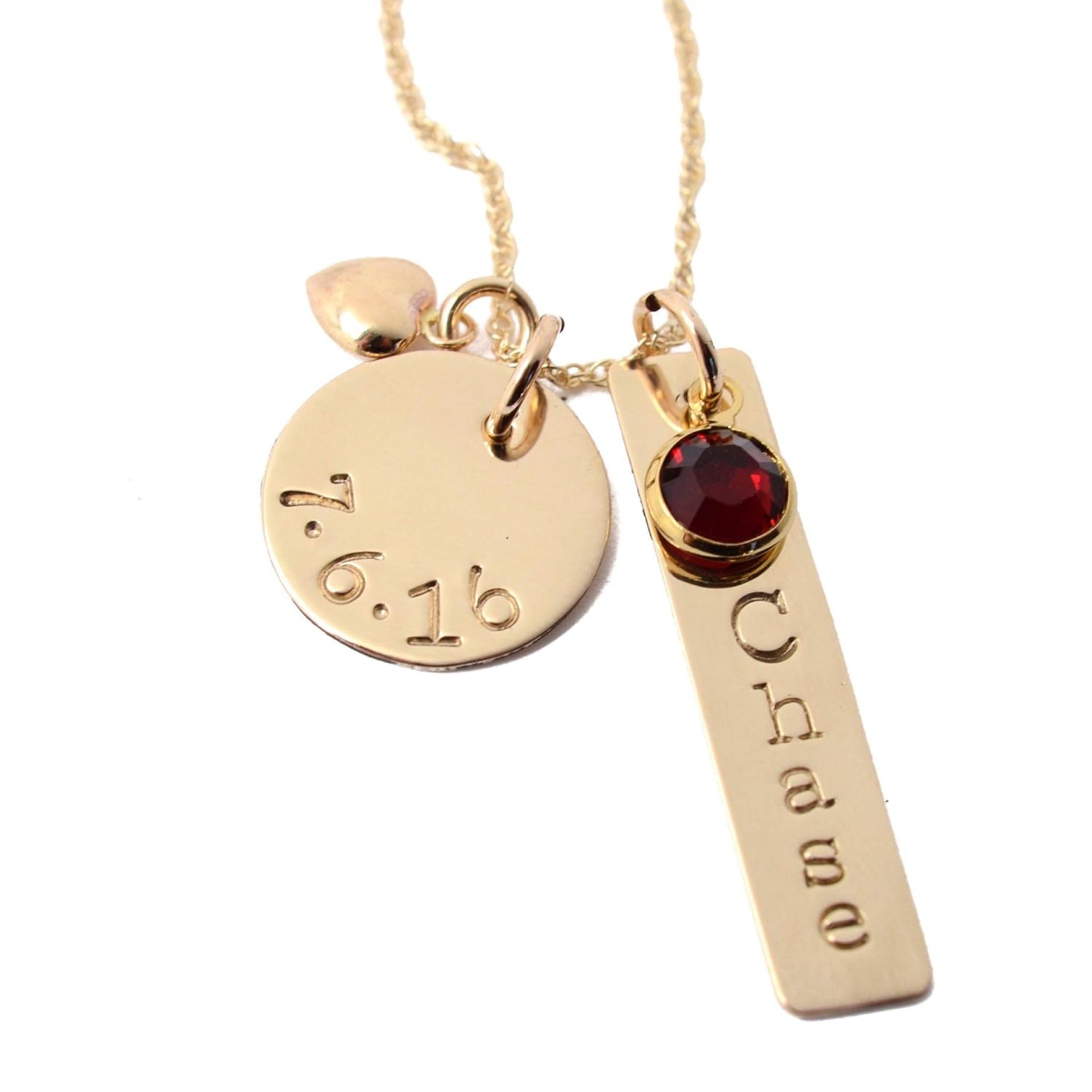 14K Gold Filled Personalized Name Birthstone Necklace – Mother’s Day Birthstone Jewelry – Mom or New Grandma Pendant for Christmas 14K Gold Filled Personalized Name Birthstone Necklace – Mother’s Day Birthstone Jewelry – Mom or New Grandma Pendant for Christmas