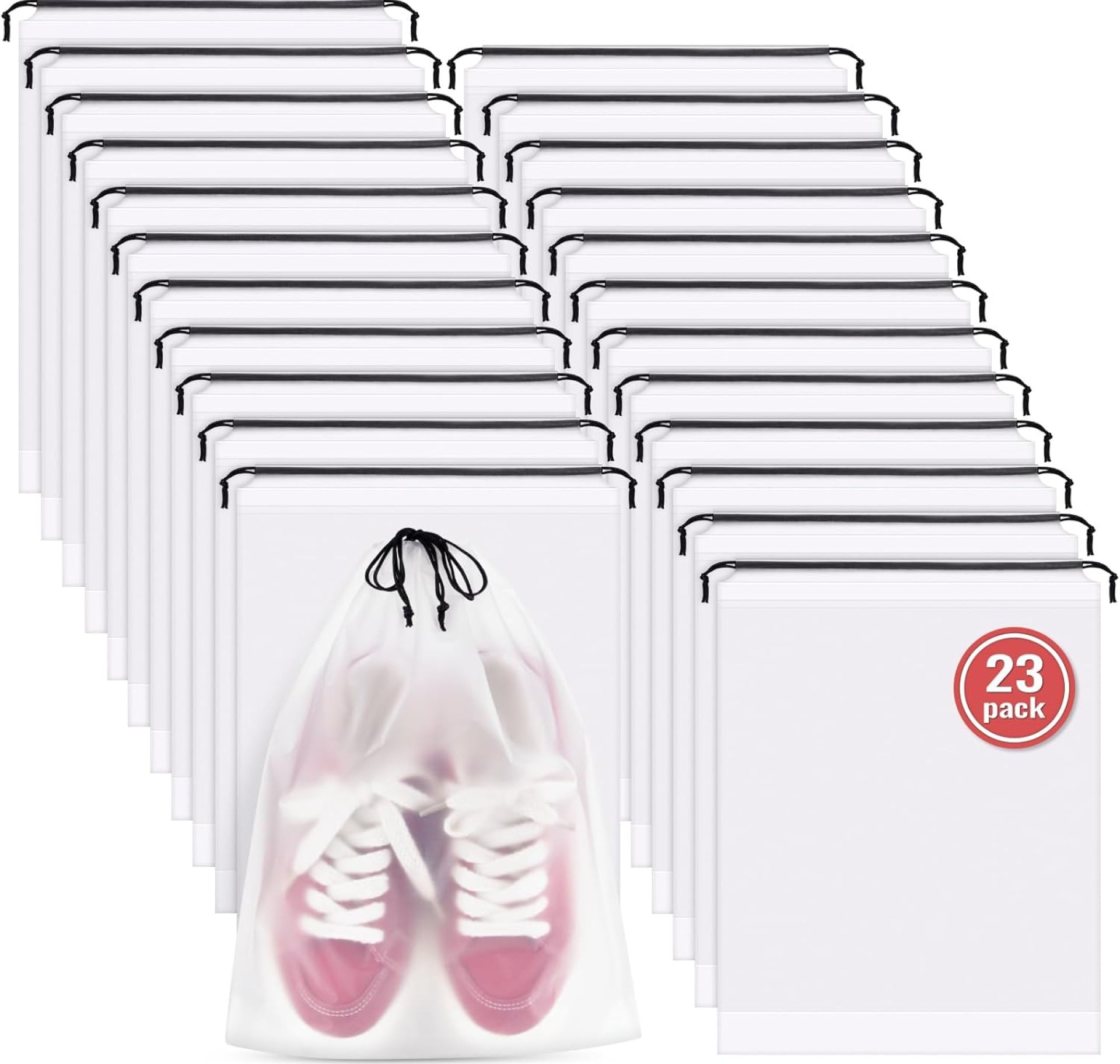 23 Pack Shoe Bags for Travel, 11.8″ x 15.7″ Waterproof Travel Shoe Bags for Packing,Large Travel Bag for Shoes, Storage Bags Travel Essentials Men for and Women 23 Pack Shoe Bags for Travel, 11.8″ x 15.7″ Waterproof Travel Shoe Bags for Packing,Large Travel Bag for Shoes, Storage Bags Travel Essentials Men for and Women