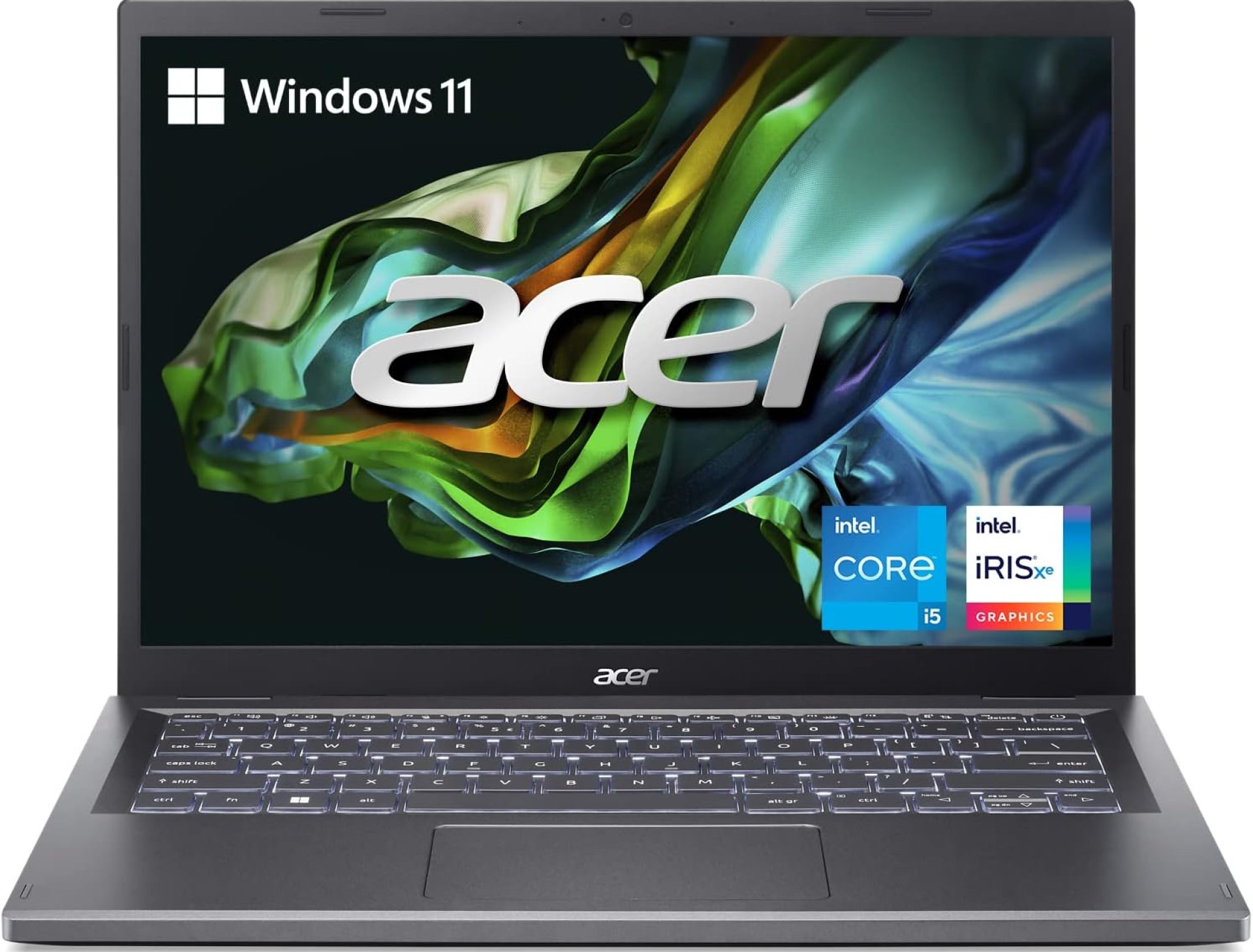 Acer Aspire 5 14 Slim Laptop | 14″ WUXGA (1920 x 1200) IPS |Core i5-1335U | Intel Iris Xe Graphics | 8GB LPDDR5 | 512GB Gen 4 SSD | Wi-Fi 6E | USB4/Thunderbolt 4 | Backlit KB | A514-56M-576D, Gray Acer Aspire 5 14 Slim Laptop | 14″ WUXGA (1920 x 1200) IPS |Core i5-1335U | Intel Iris Xe Graphics | 8GB LPDDR5 | 512GB Gen 4 SSD | Wi-Fi 6E | USB4/Thunderbolt 4 | Backlit KB | A514-56M-576D, Gray