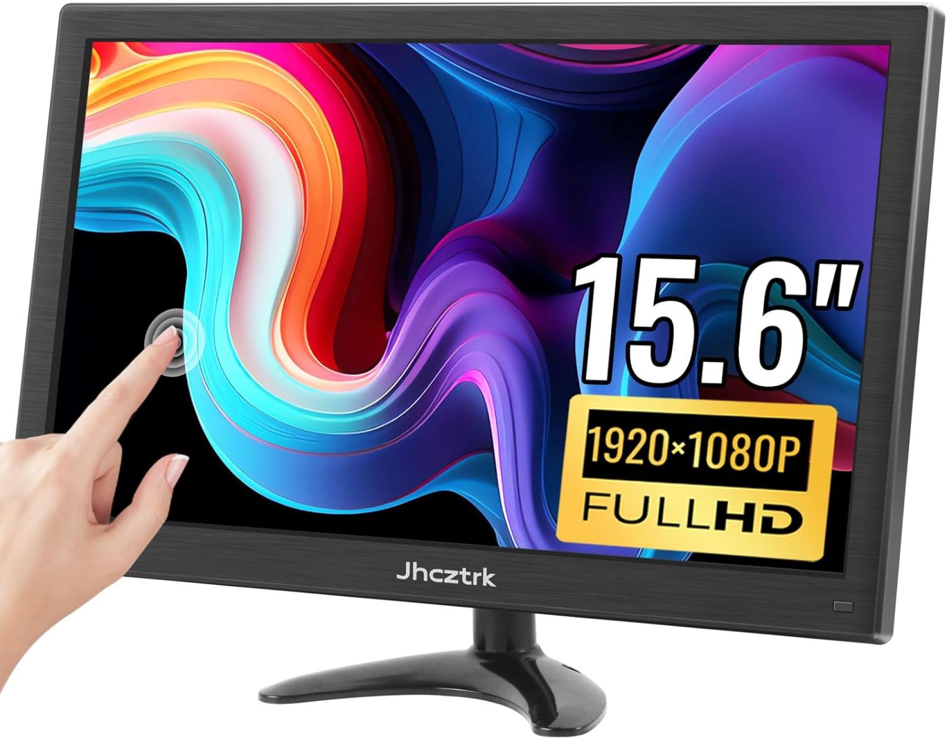 15.6 Inch Portable Monitor Touchscreen IPS Screen HDR Gaming Monitors Built-in Speakers, USB-C HDMI, VESA Compatible, for Laptop PC Mobile PS4 PS5 External Screen 15.6 Inch Portable Monitor Touchscreen IPS Screen HDR Gaming Monitors Built-in Speakers, USB-C HDMI, VESA Compatible, for Laptop PC Mobile PS4 PS5 External Screen
