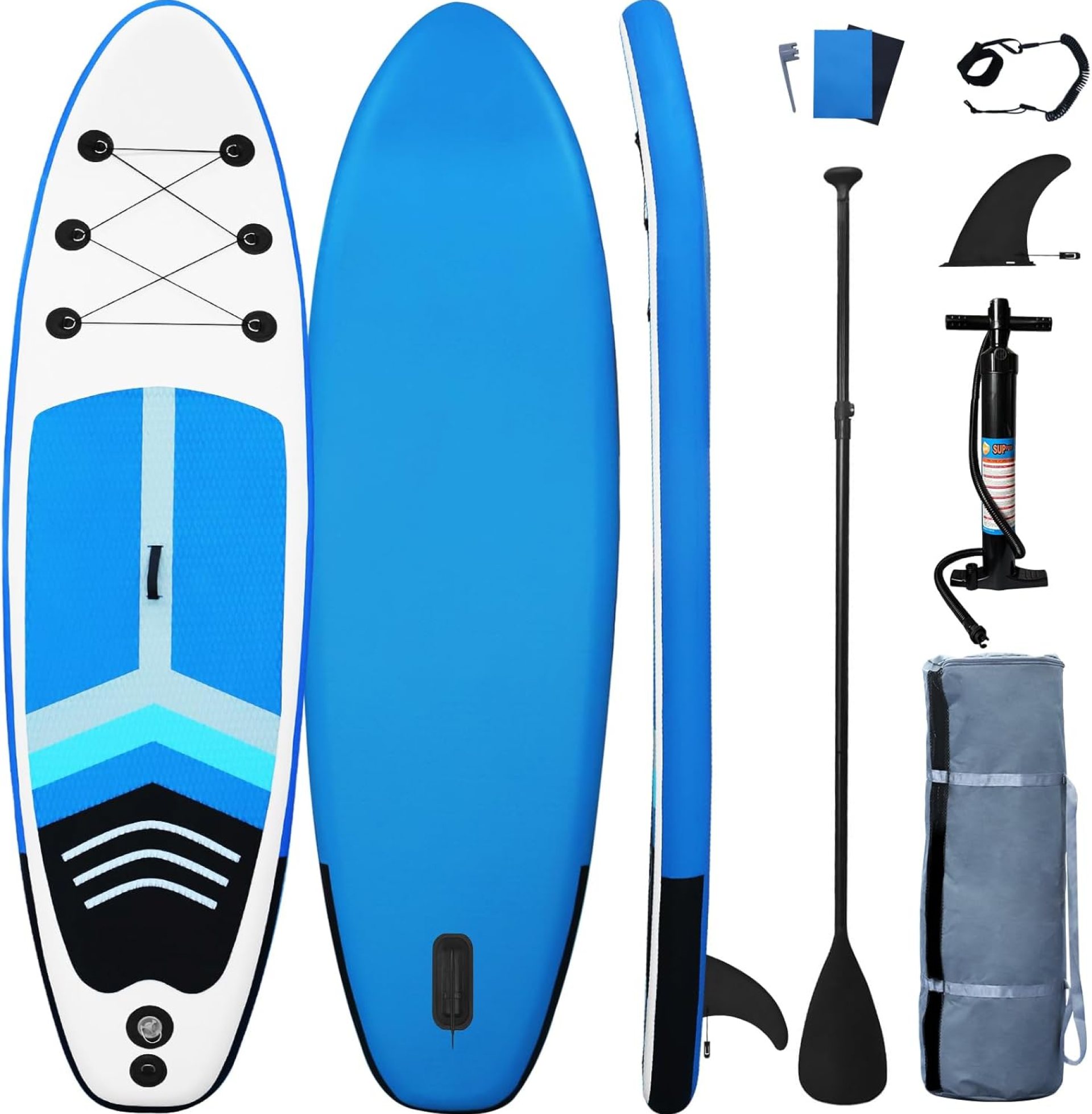 Stand Up Paddle Board, Yoga Board with Durable SUP Accessories & Carry Bag – Wide Stance, Surf Control, Non-Slip Deck, Leash, Paddle and Pump for Youth & Adult Stand Up Paddle Board, Yoga Board with Durable SUP Accessories & Carry Bag – Wide Stance, Surf Control, Non-Slip Deck, Leash, Paddle and Pump for Youth & Adult