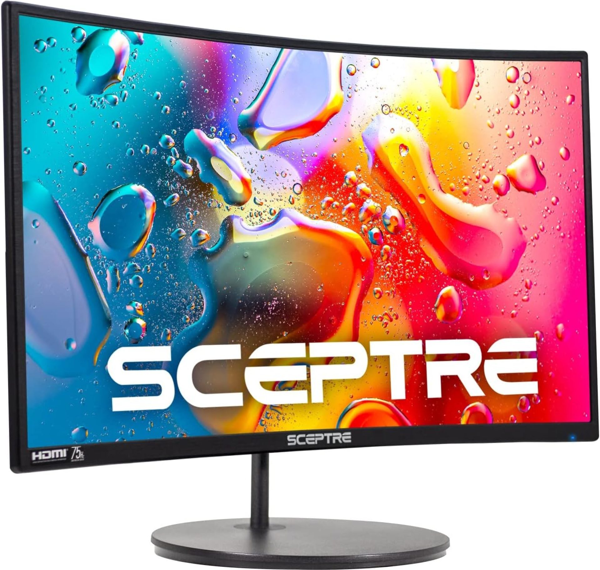 Sceptre Curved 24-inch Gaming Monitor 1080p R1500 98% sRGB HDMI x2 VGA Build-in Speakers, VESA Wall Mount Machine Black (C248W-1920RN Series) Sceptre Curved 24-inch Gaming Monitor 1080p R1500 98% sRGB HDMI x2 VGA Build-in Speakers, VESA Wall Mount Machine Black (C248W-1920RN Series)