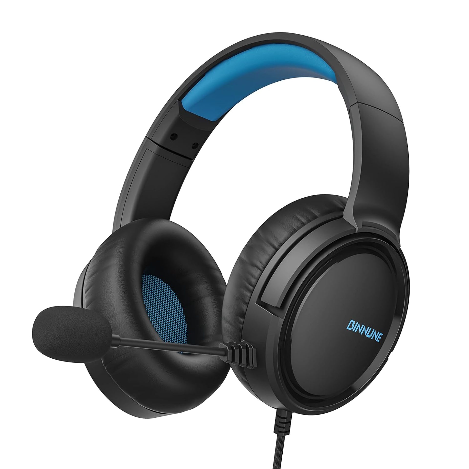 BINNUNE Gaming Headset with Mic for PS4 PS5 Xbox Series X|S Xbox One PC NS, Wired Gaming Headphones with Microphone for PS 4|5 Xbox 1 BINNUNE Gaming Headset with Mic for PS4 PS5 Xbox Series X|S Xbox One PC NS, Wired Gaming Headphones with Microphone for PS 4|5 Xbox 1