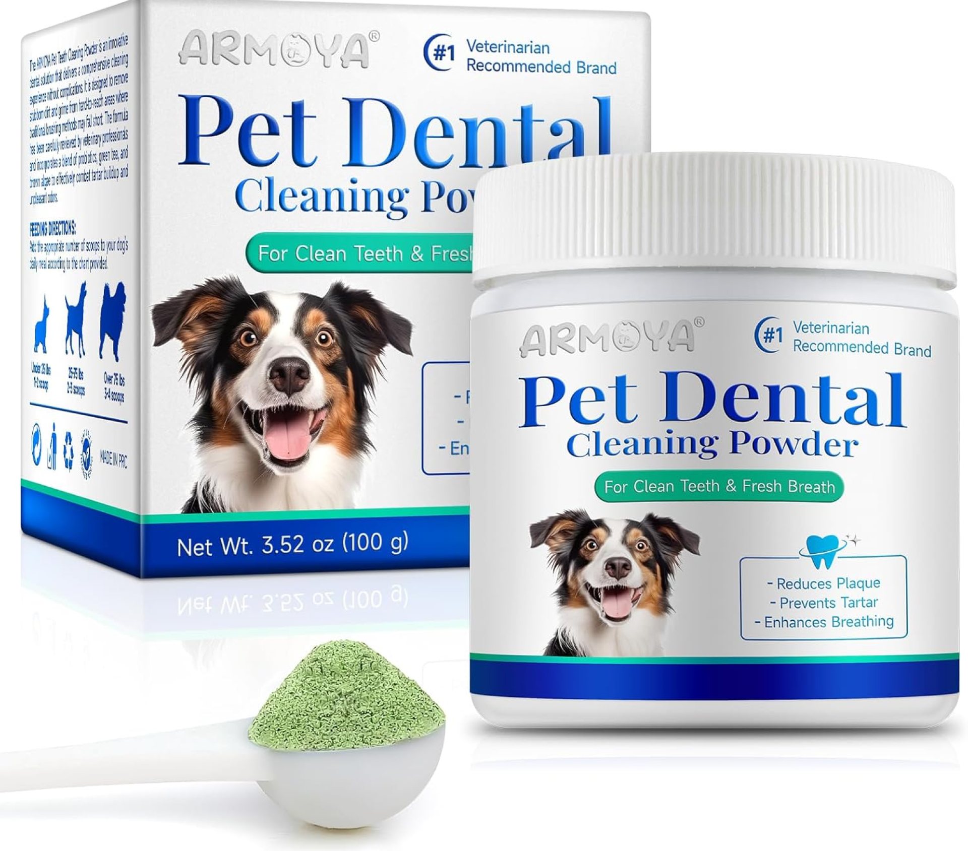 Dog Dental Powder – Teeth Cleaning Powder for Dogs – Dental Powder for Dogs – Dog Dental Care – Plaque & Bad Breath Off Powder Dog – Dental Care Supplies for Small – Medium – Large Dogs Dog Dental Powder – Teeth Cleaning Powder for Dogs – Dental Powder for Dogs – Dog Dental Care – Plaque & Bad Breath Off Powder Dog – Dental Care Supplies for Small – Medium – Large Dogs