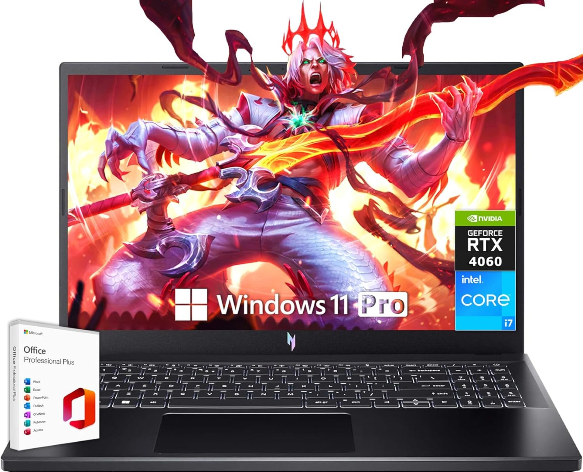 acer Nitro V 15 Gaming Laptop, Intel 10-Core i7-13620H, NVIDIA GeForce RTX 4060, 15.6″ 144Hz FHD Display, 32GB DDR5 RAM, 1TB SSD, Backlit Keyboard, Microsoft Office Lifetime License & Windows 11 Pro acer Nitro V 15 Gaming Laptop, Intel 10-Core i7-13620H, NVIDIA GeForce RTX 4060, 15.6″ 144Hz FHD Display, 32GB DDR5 RAM, 1TB SSD, Backlit Keyboard, Microsoft Office Lifetime License & Windows 11 Pro