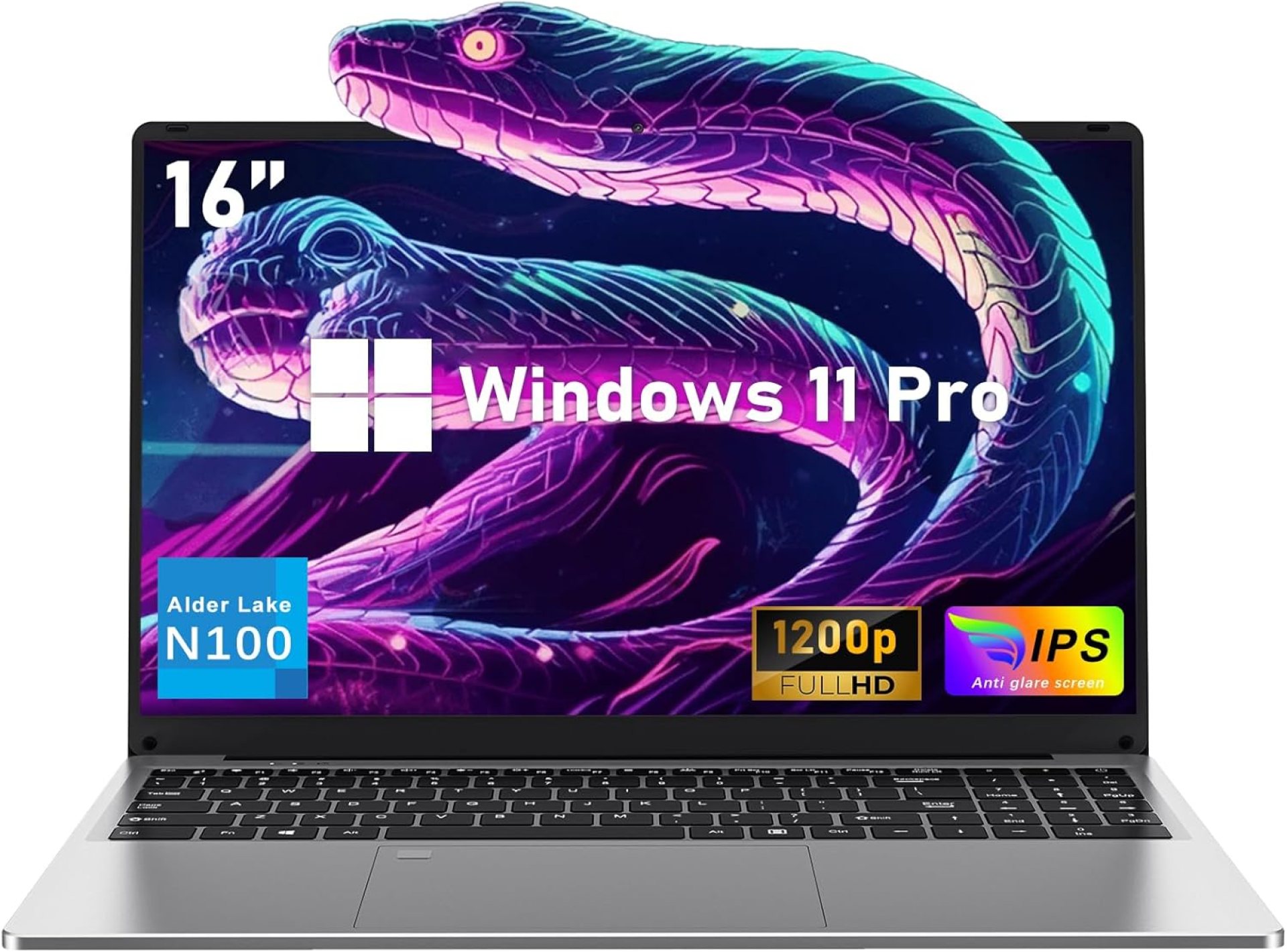 16 Inch Laptop Computer | Gaming Laptop | 16GB RAM 1TB SSD | N100 Processor | FHD 1920 * 1200 | 180 Angle Open | BT4 WIFI5 | Backlit | Windows 11 Pro | Fingerprint Unlock | UHD Graphics 750 MHz 16 Inch Laptop Computer | Gaming Laptop | 16GB RAM 1TB SSD | N100 Processor | FHD 1920 * 1200 | 180 Angle Open | BT4 WIFI5 | Backlit | Windows 11 Pro | Fingerprint Unlock | UHD Graphics 750 MHz