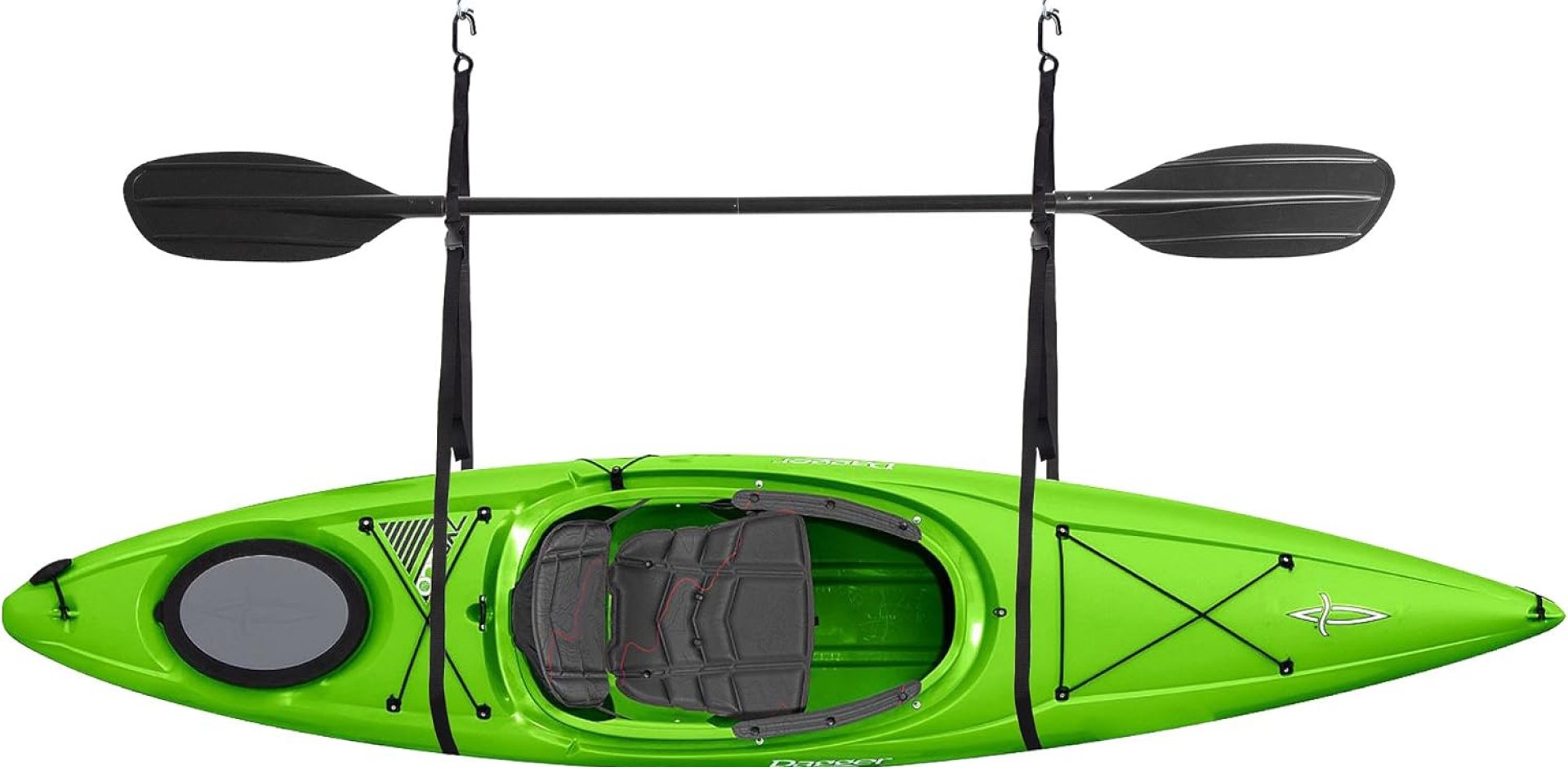 Single Kayak Rack Hanging Storage from Wall or Ceiling for Surfboards Paddleboards SUP Single Kayak Rack Hanging Storage from Wall or Ceiling for Surfboards Paddleboards SUP