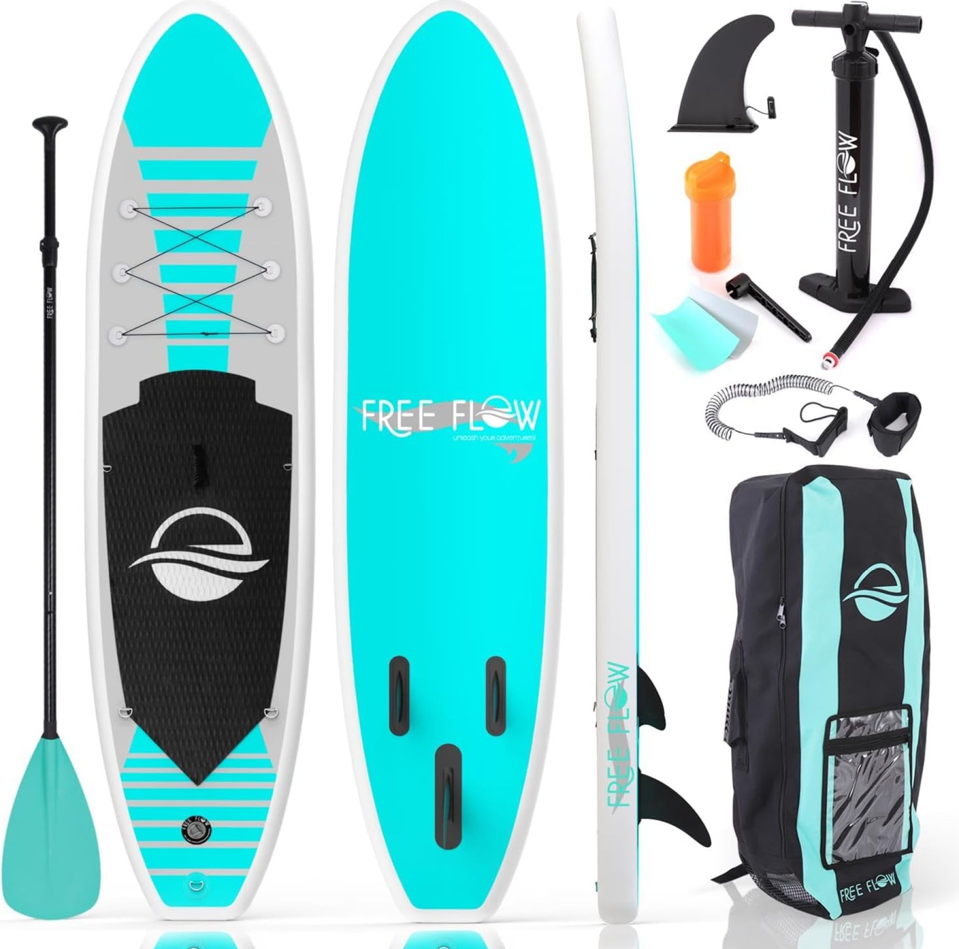 SereneLife Inflatable Stand Up Paddle Board – Wide Stable Design, Non-Slip Deck for Adults & Youth with Premium Paddle Board Accessories, Carry Bag, Dual Action Pump, Paddle, Ankle Leash SereneLife Inflatable Stand Up Paddle Board – Wide Stable Design, Non-Slip Deck for Adults & Youth with Premium Paddle Board Accessories, Carry Bag, Dual Action Pump, Paddle, Ankle Leash