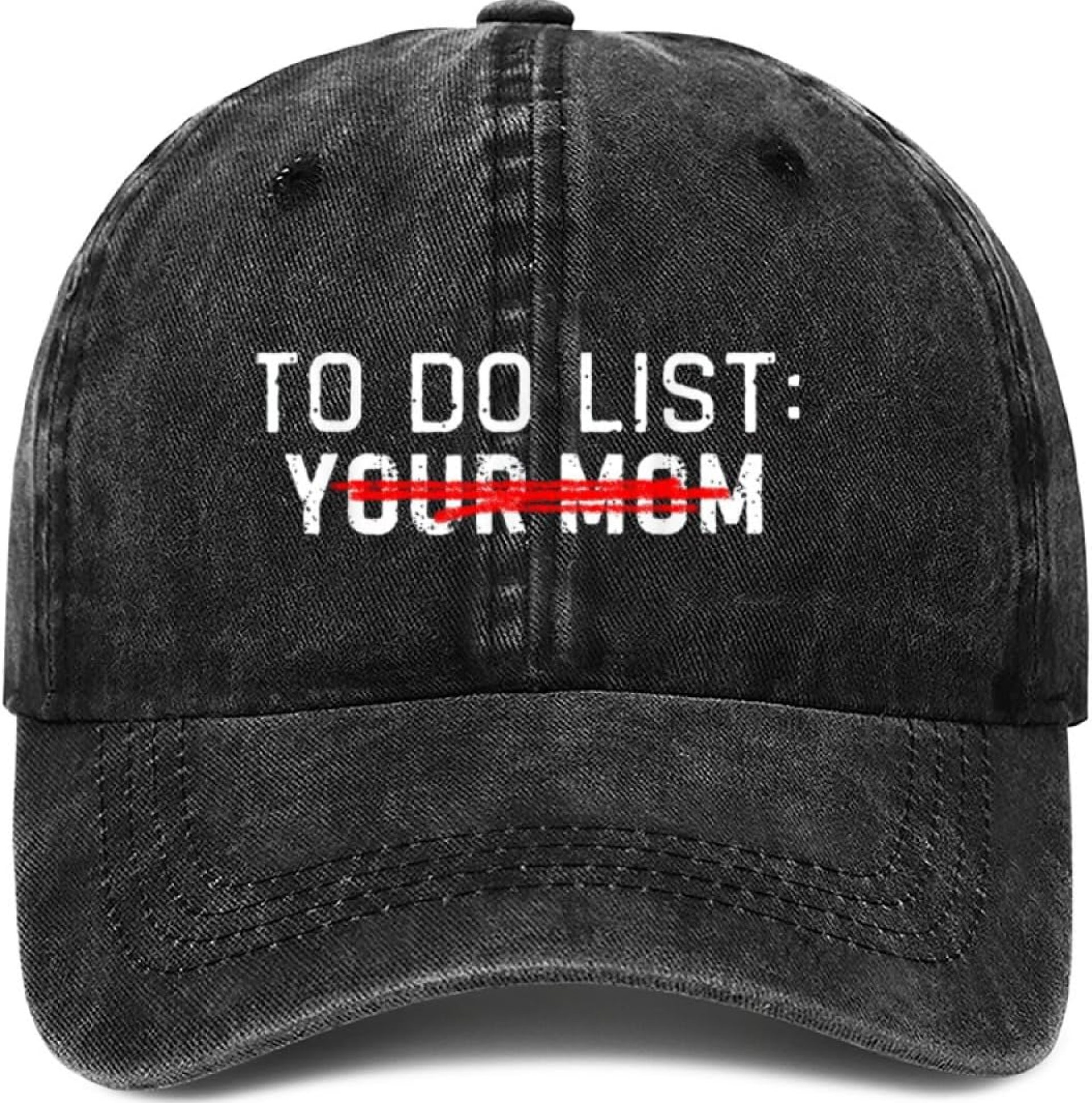 Baseball Cap for Men Women,to Do List Your Mom Funny Meme Jokes Fishing Cap Baseball Cap for Men Women,to Do List Your Mom Funny Meme Jokes Fishing Cap