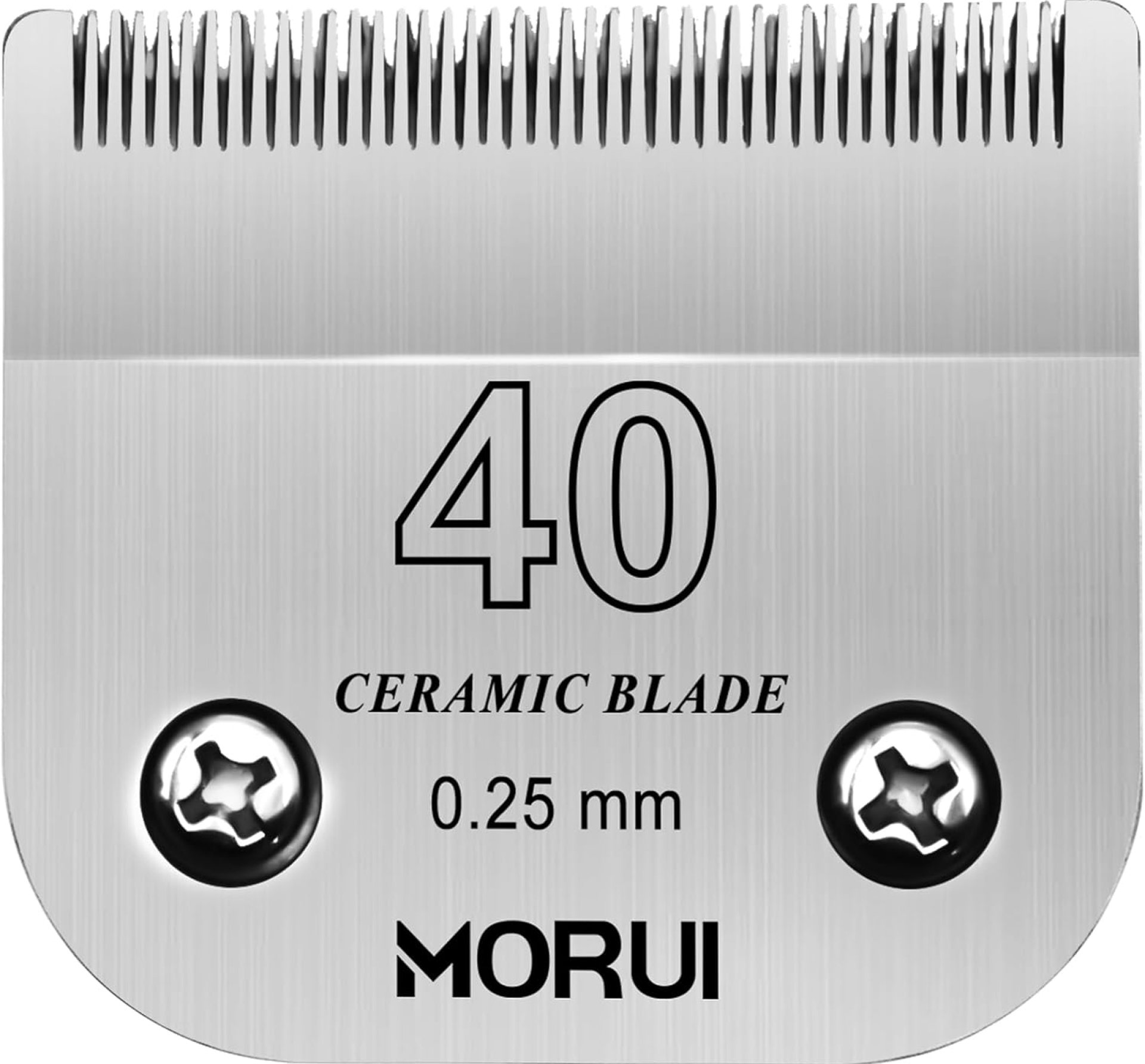 40 Cut Length 1/100″(0.25mm) Detachable Ceramic Pet Dog Clipper Blades Compatible with Most Andis,Oster A5 Wahl KM Series Clippers 40 Cut Length 1/100″(0.25mm) Detachable Ceramic Pet Dog Clipper Blades Compatible with Most Andis,Oster A5 Wahl KM Series Clippers