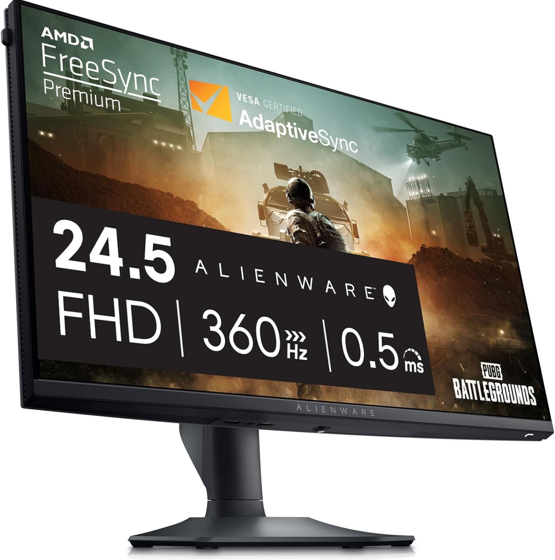 Alienware 25 Gaming Monitor AW2523HF 24.5″ IPS LED FHD – 360Hz – AMD FreeSync – VESA – Monitor (USB, HDMI) Height/Tilt/Swivel/Pivot Adjustability – Dark side of the Moon Alienware 25 Gaming Monitor AW2523HF 24.5″ IPS LED FHD – 360Hz – AMD FreeSync – VESA – Monitor (USB, HDMI) Height/Tilt/Swivel/Pivot Adjustability – Dark side of the Moon
