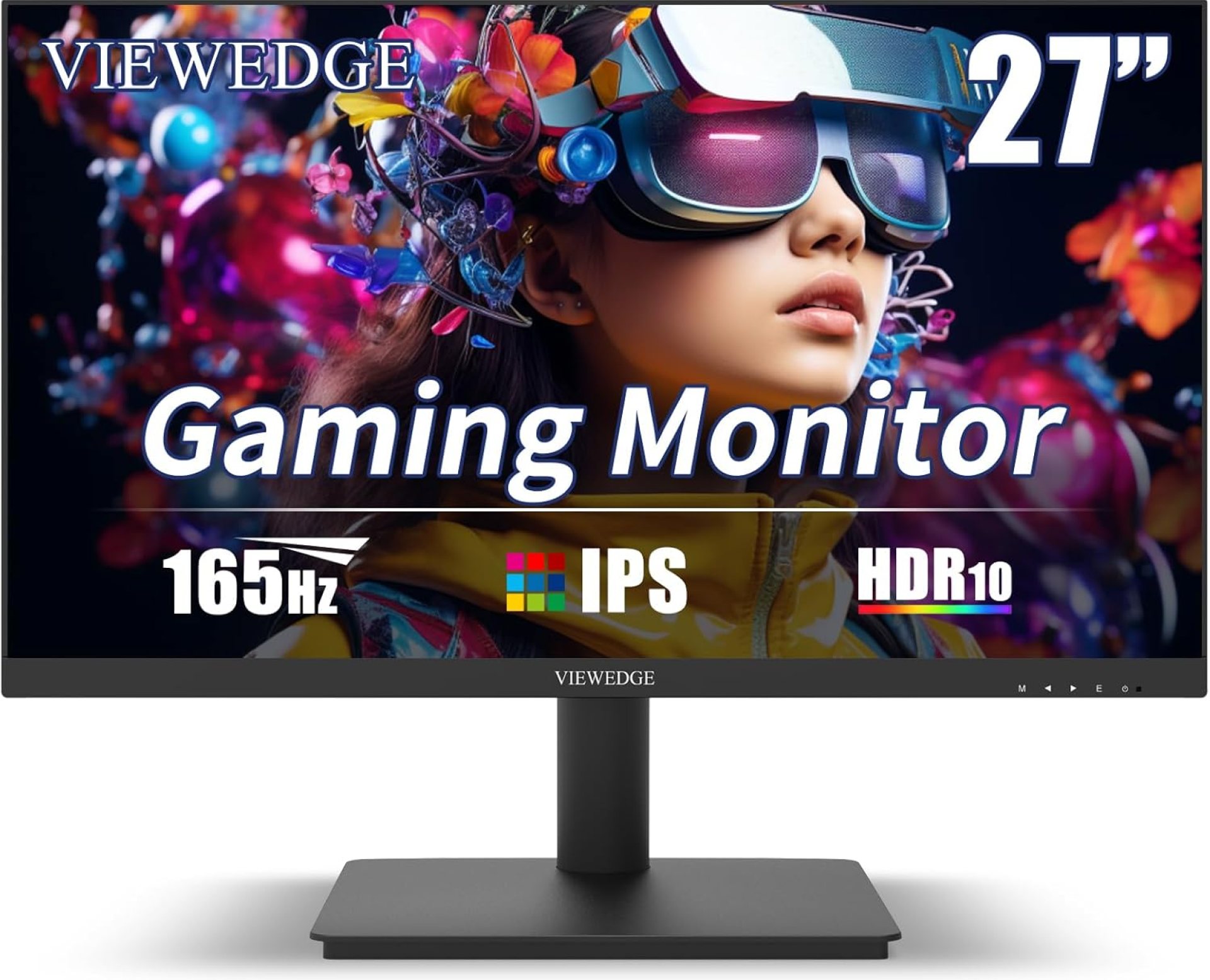 27 Inch Gaming Monitor with 165Hz/144hz IPS Panel | 1440p Gaming Monitor with HDR 10, 1ms, 120% sRGB | Bluelight Filter,Wall Mounted and 2HDMI &1DP Port 27 Inch Gaming Monitor with 165Hz/144hz IPS Panel | 1440p Gaming Monitor with HDR 10, 1ms, 120% sRGB | Bluelight Filter,Wall Mounted and 2HDMI &1DP Port