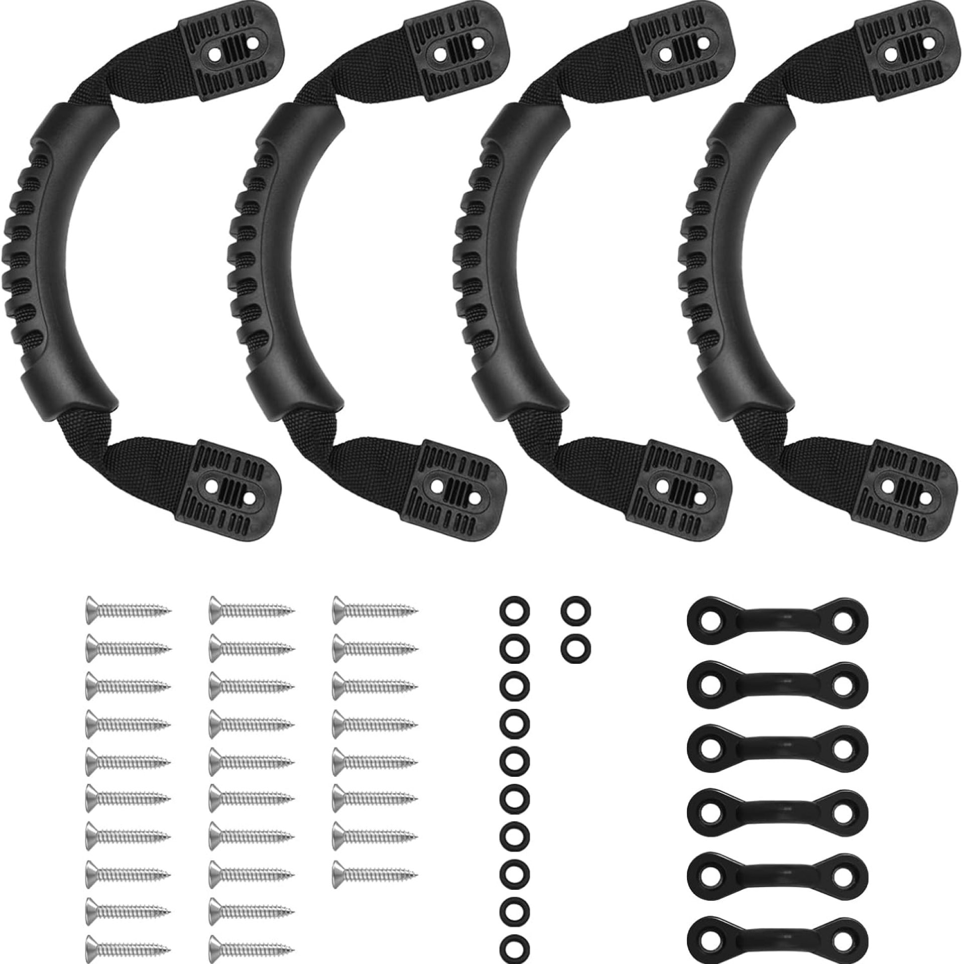 NEW-Vi 4PCS Kayak Carry Handles, Kayak Handles with 6 C-Shaped Buckles, Kayak Replacement Handles, Kayak Handle Replacement, Lifetime Kayak Accessories, Kayak Pull Handle, Carry Handle Mount NEW-Vi 4PCS Kayak Carry Handles, Kayak Handles with 6 C-Shaped Buckles, Kayak Replacement Handles, Kayak Handle Replacement, Lifetime Kayak Accessories, Kayak Pull Handle, Carry Handle Mount