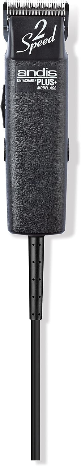 Andis 12485 Ultra-Light 2-Speed Professional-Grade Detachable Blade Clipper, Animal/Dog Grooming, For All Coats & Breeds, AG, Black Andis 12485 Ultra-Light 2-Speed Professional-Grade Detachable Blade Clipper, Animal/Dog Grooming, For All Coats & Breeds, AG, Black