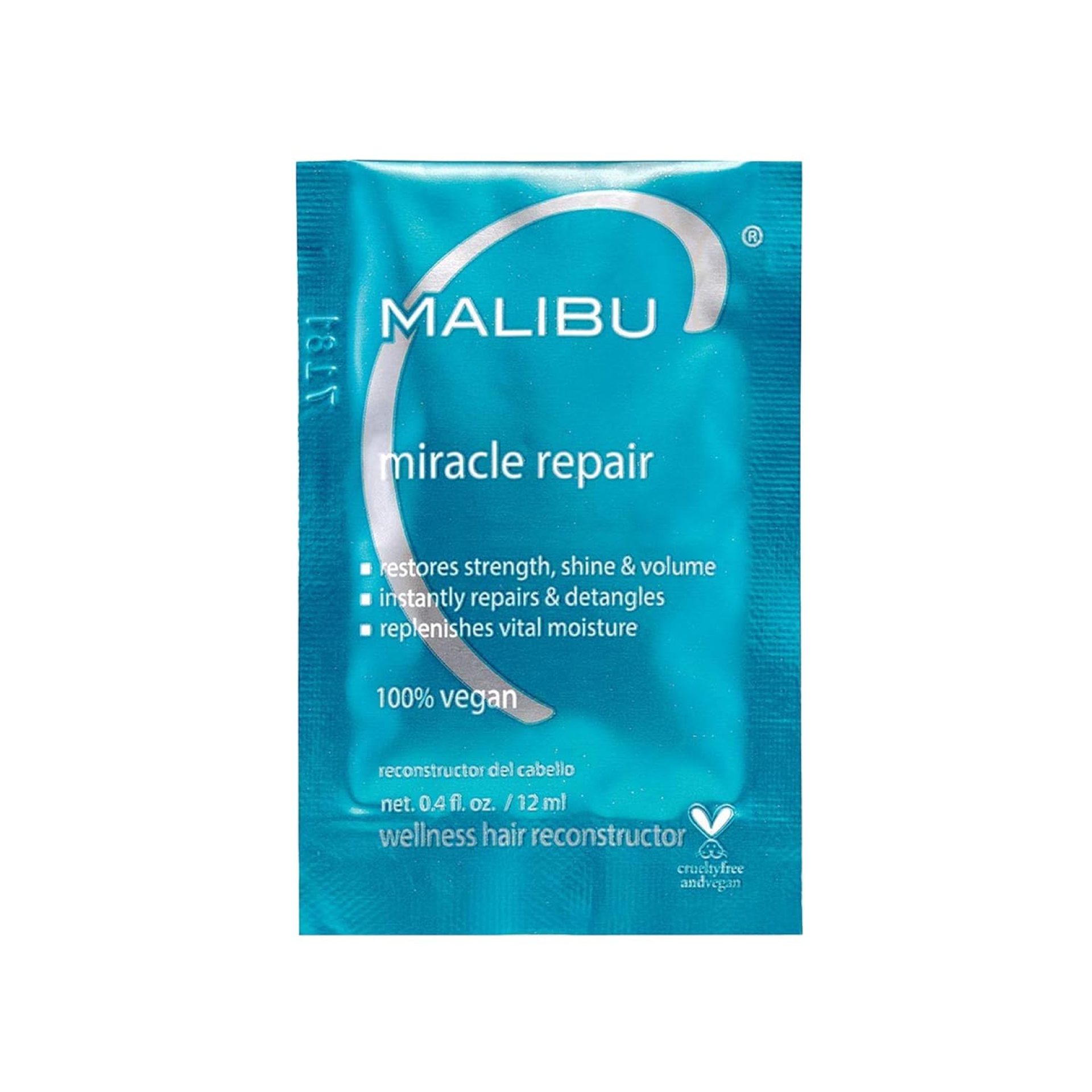 Malibu C Miracle Repair Hair Reconstructor – Nourishing Treatment for Weak, Damaged Strands – Flax Protein & Vitamin B5 for Moisture Malibu C Miracle Repair Hair Reconstructor – Nourishing Treatment for Weak, Damaged Strands – Flax Protein & Vitamin B5 for Moisture
