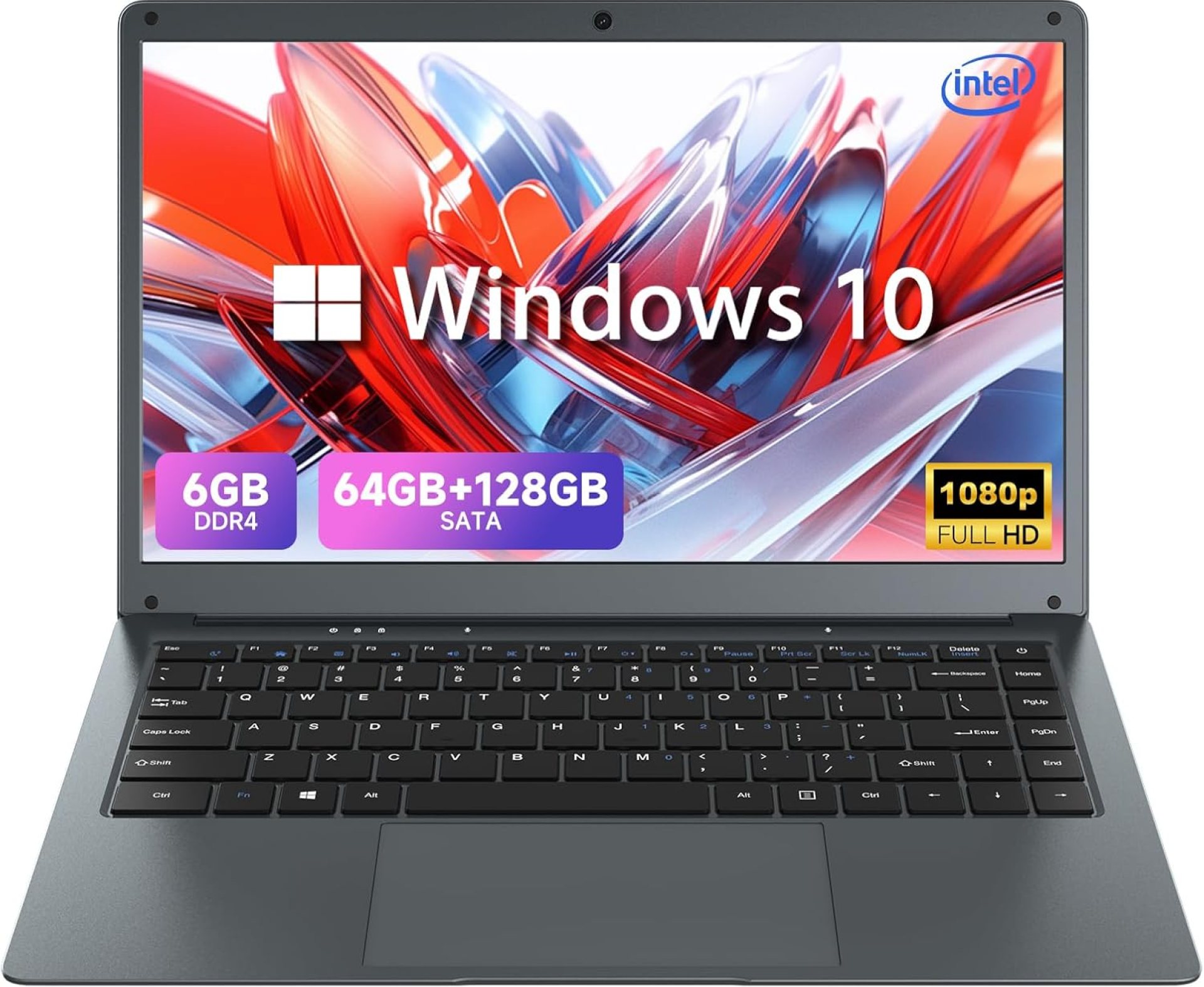 14″ FHD Lightweight Laptop, Intel Celeron N3350 Laptop Computer, 6GB LPDDR4 RAM 192GB(64GB eMMC/128GB SSD), WI-FI 5, BT5.0, HD Camera, Windows 10 Laptop Computer for Home & Study 14″ FHD Lightweight Laptop, Intel Celeron N3350 Laptop Computer, 6GB LPDDR4 RAM 192GB(64GB eMMC/128GB SSD), WI-FI 5, BT5.0, HD Camera, Windows 10 Laptop Computer for Home & Study