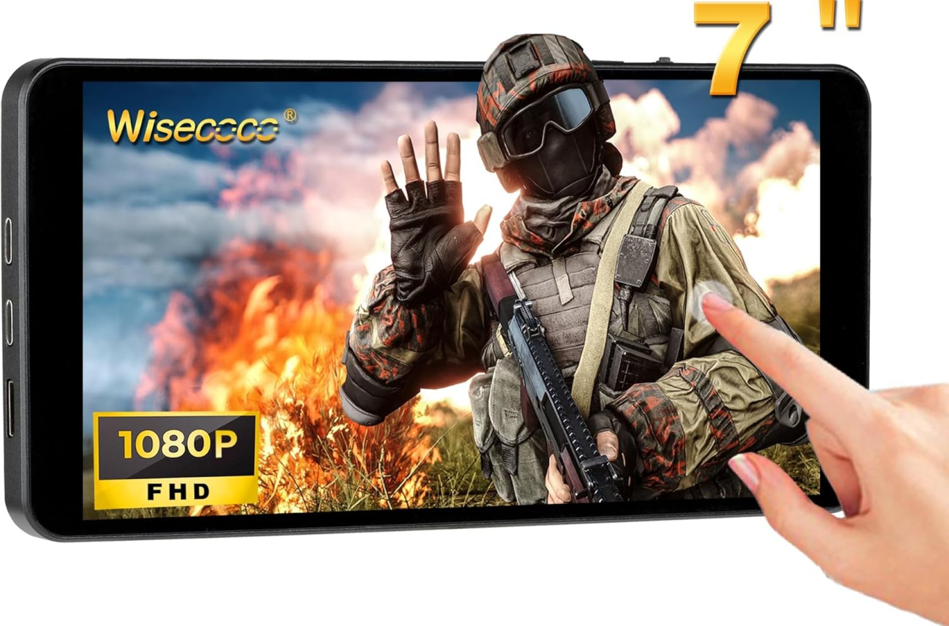 7 inch Portable Monitor 1080P FHD Pocket Monitor Touchscreen Display Gaming Monitor for boxes/PS4/XBOX/Switch 7 inch Portable Monitor 1080P FHD Pocket Monitor Touchscreen Display Gaming Monitor for boxes/PS4/XBOX/Switch