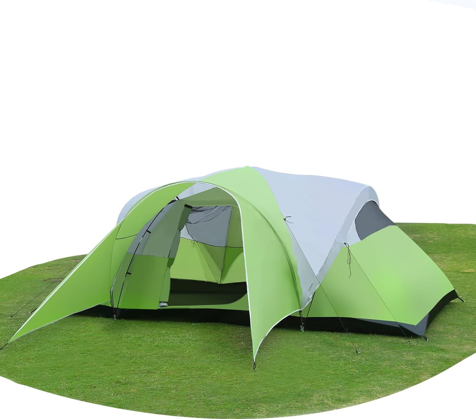 10 Person Camping Tent, Family Tents with Rainfly, Large Tent with Vestibule, Double Layer Waterproof Easy to Set Up Dome Tents for Outdoor Camping Including Rainfly, Large Vestibule 10 Person Camping Tent, Family Tents with Rainfly, Large Tent with Vestibule, Double Layer Waterproof Easy to Set Up Dome Tents for Outdoor Camping Including Rainfly, Large Vestibule
