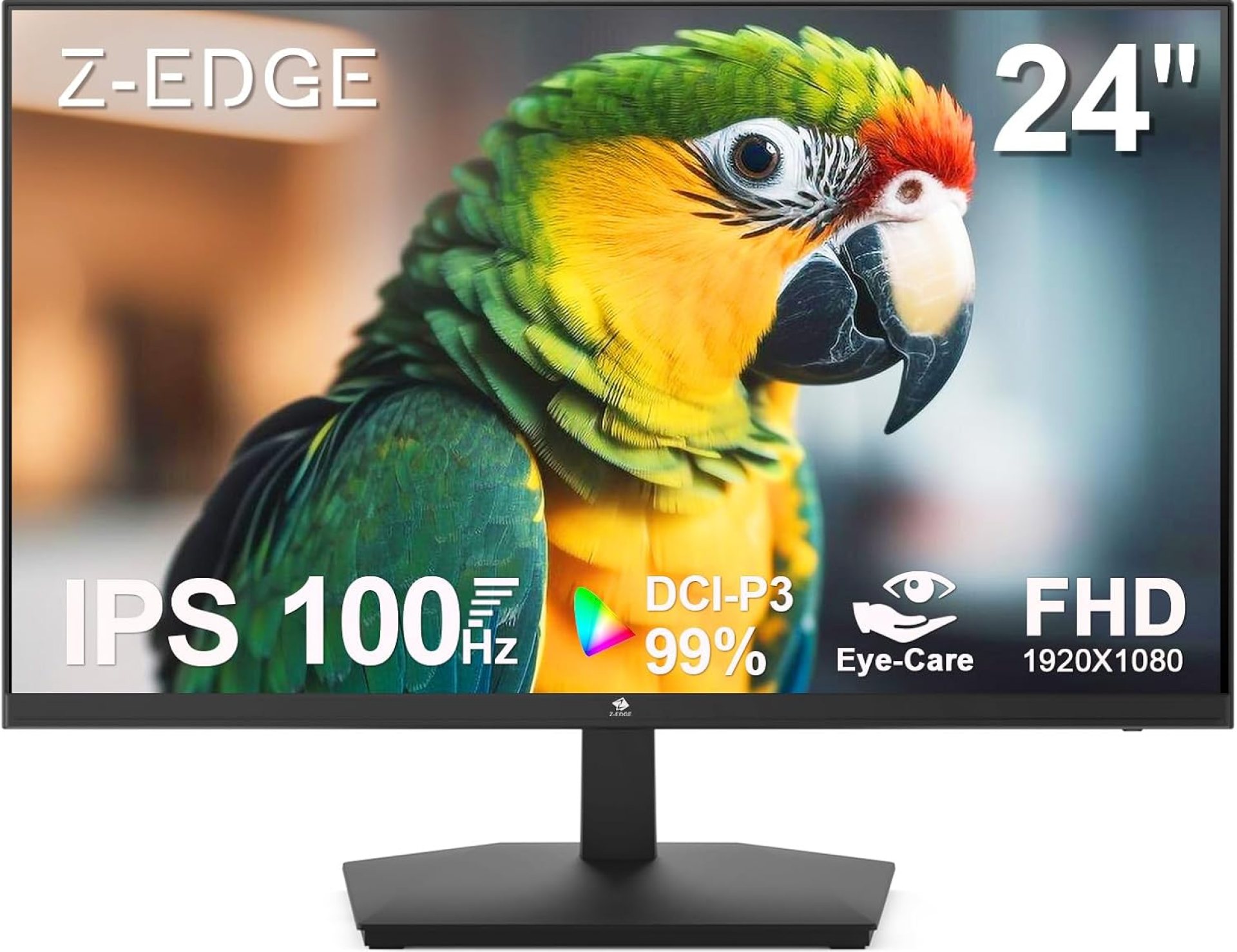 24 inch Monitor, Z-Edge Computer Monitor, Full HD 1920 x 1080p IPS Display 100Hz PC Monitor with HDMI, VGA, Frameless, U24I Anti-Glare Screen 24 inch Monitor, Z-Edge Computer Monitor, Full HD 1920 x 1080p IPS Display 100Hz PC Monitor with HDMI, VGA, Frameless, U24I Anti-Glare Screen