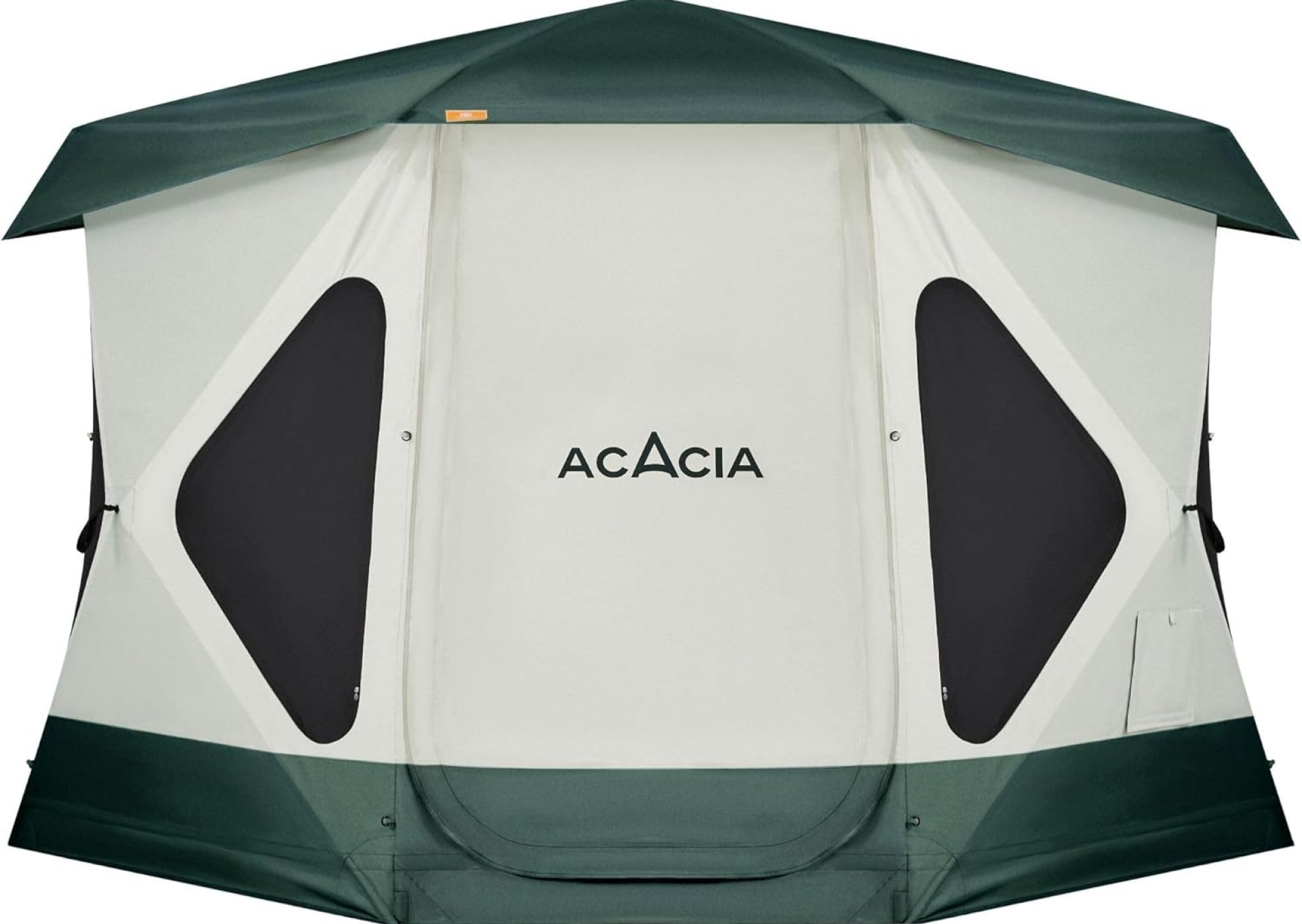 ACACIA Space Camping Tent XL, 4-6 Person Large Tent with 6’10” Height, 2 Doors, 8 Windows, Waterproof Easy Setup Hub Tent with Rainfly, Footprint Pop Up Tent for Camping, Car, Glamping, Green ACACIA Space Camping Tent XL, 4-6 Person Large Tent with 6’10” Height, 2 Doors, 8 Windows, Waterproof Easy Setup Hub Tent with Rainfly, Footprint Pop Up Tent for Camping, Car, Glamping, Green