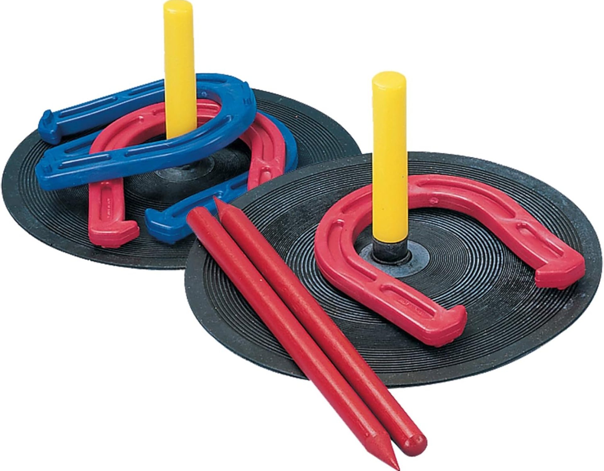 Champion Sports Indoor/Outdoor Horseshoe Set Red Champion Sports Indoor/Outdoor Horseshoe Set Red