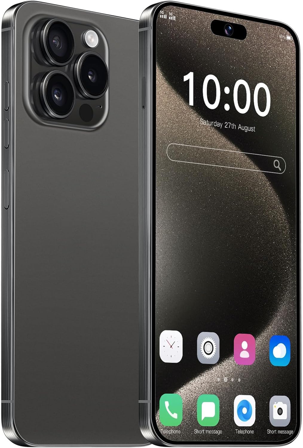 A15 Pro Max Android Phone,6GB+256GB Ultra Memory Smartphone,Android 14.0 Unlocked Cell Phone,6800 mAh Battey,6.82-inch HD Screen,Dual SIM, Dual Standby,108MP+48MP Camera, 5G Phone-Black A15 Pro Max Android Phone,6GB+256GB Ultra Memory Smartphone,Android 14.0 Unlocked Cell Phone,6800 mAh Battey,6.82-inch HD Screen,Dual SIM, Dual Standby,108MP+48MP Camera, 5G Phone-Black