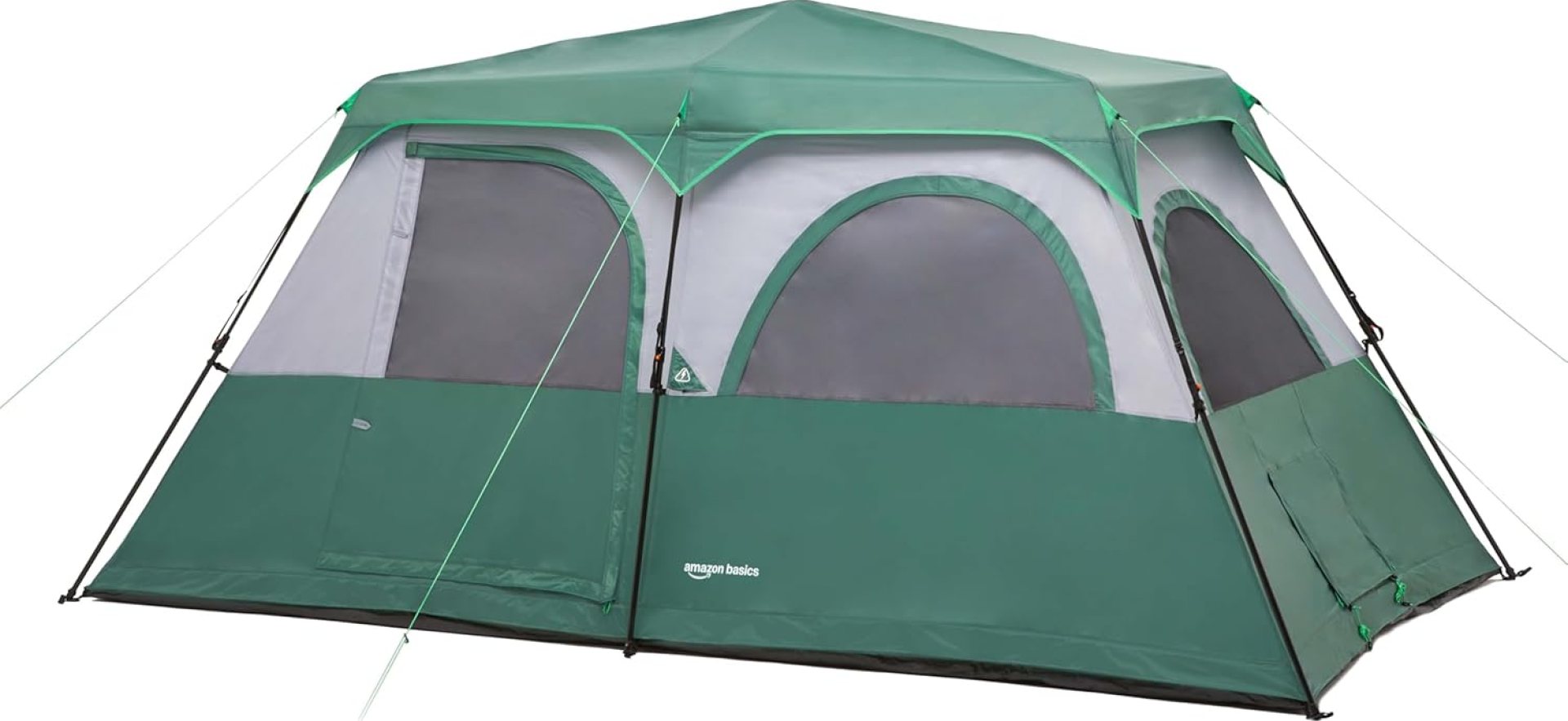 Amazon Basics 4-Person Instant Camping Tent with Rainfly, Weather-Resistant, Quick Setup, Green Amazon Basics 4-Person Instant Camping Tent with Rainfly, Weather-Resistant, Quick Setup, Green