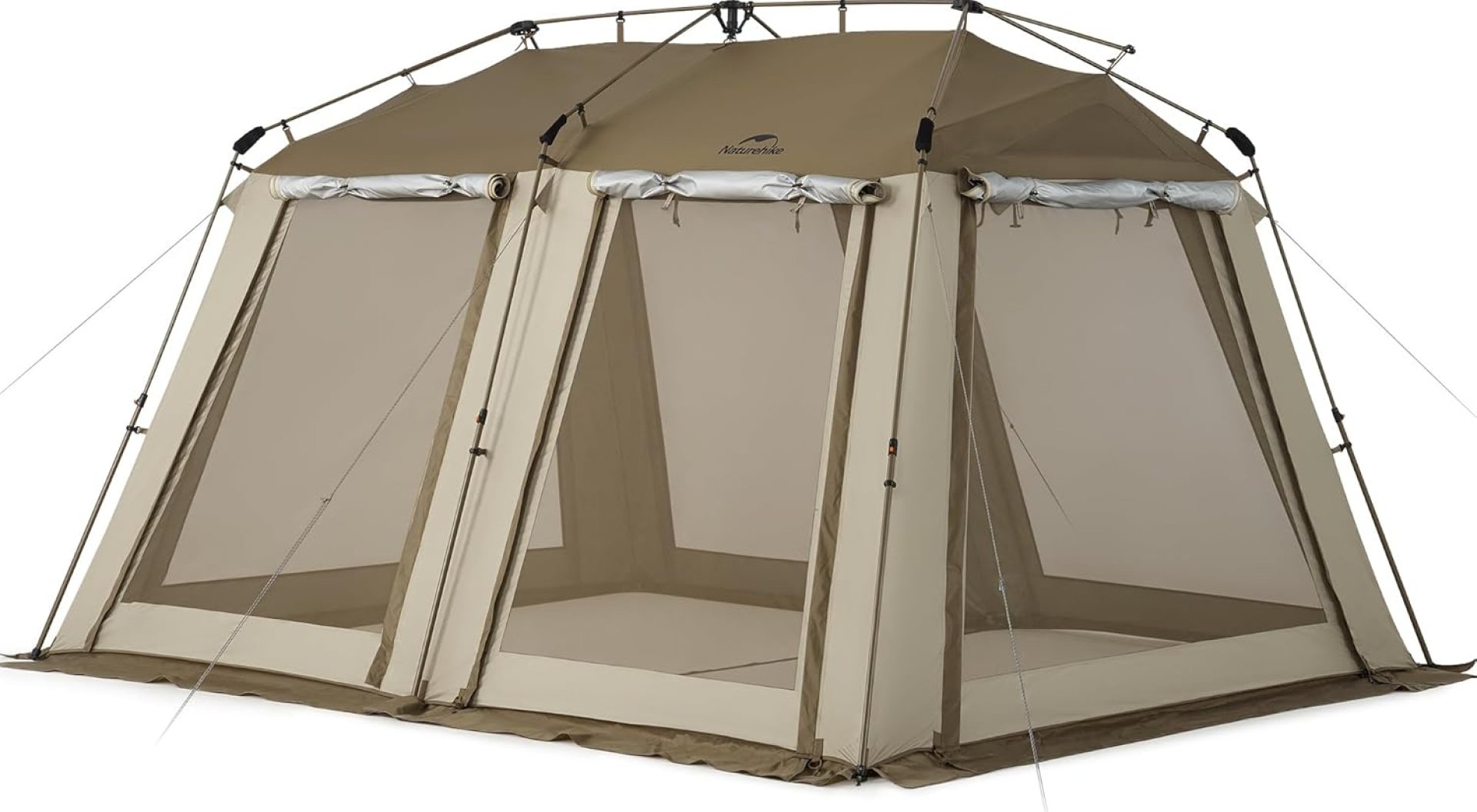 Naturehike Village 12 x 10 FT Canopy Tent, 6-8 Person Party Picnic Family Tent with Awning and Poles, Shade Rain Shelter for Camping Naturehike Village 12 x 10 FT Canopy Tent, 6-8 Person Party Picnic Family Tent with Awning and Poles, Shade Rain Shelter for Camping