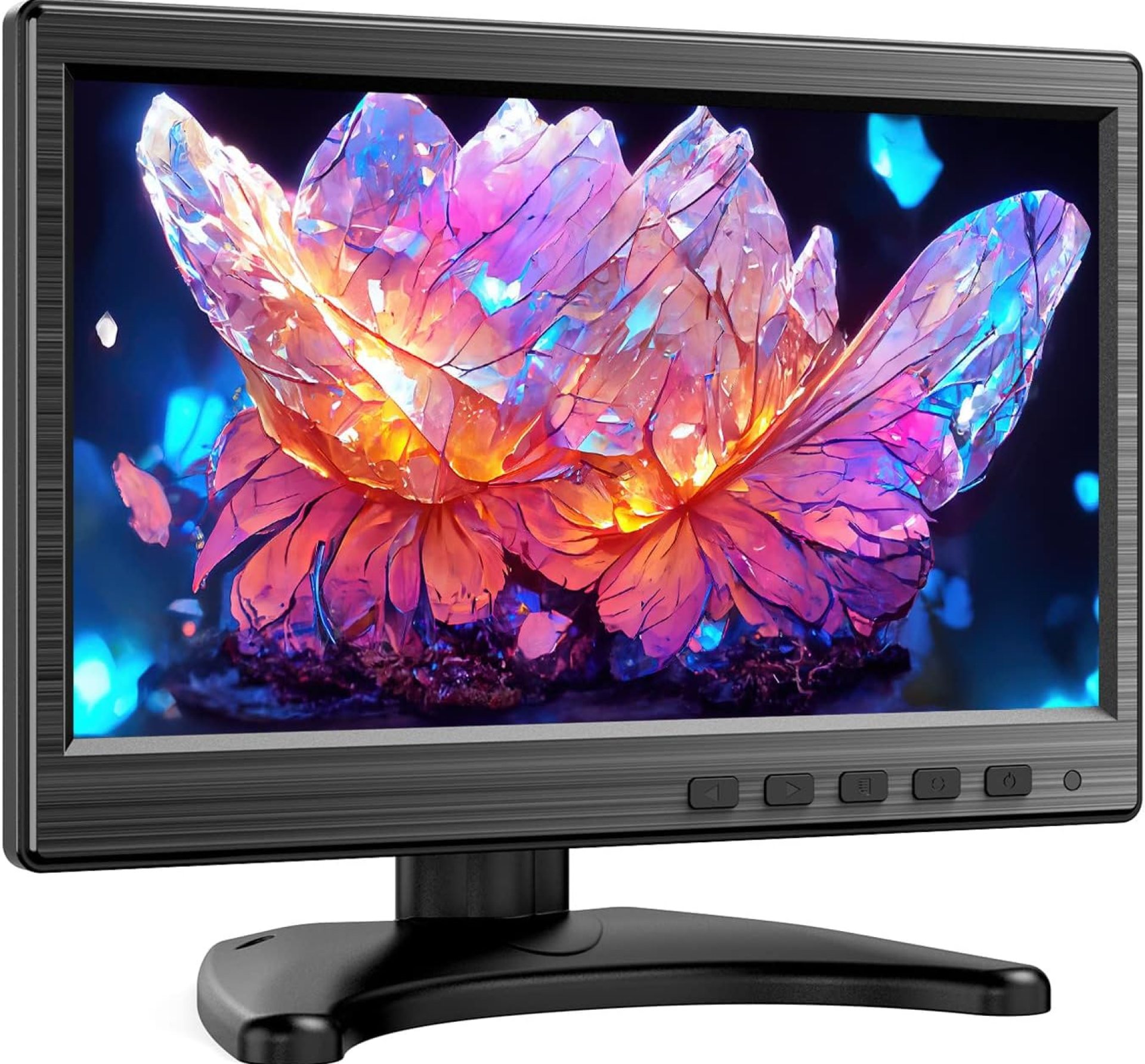 10.1 inch Monitor, 1024×600 LCD IPS Monitor 10 inch Security CCTV Display with HDMI, VGA, BNC, RCA Interfaces for Home, Office, Warehouse Surveillance 10.1 inch Monitor, 1024×600 LCD IPS Monitor 10 inch Security CCTV Display with HDMI, VGA, BNC, RCA Interfaces for Home, Office, Warehouse Surveillance