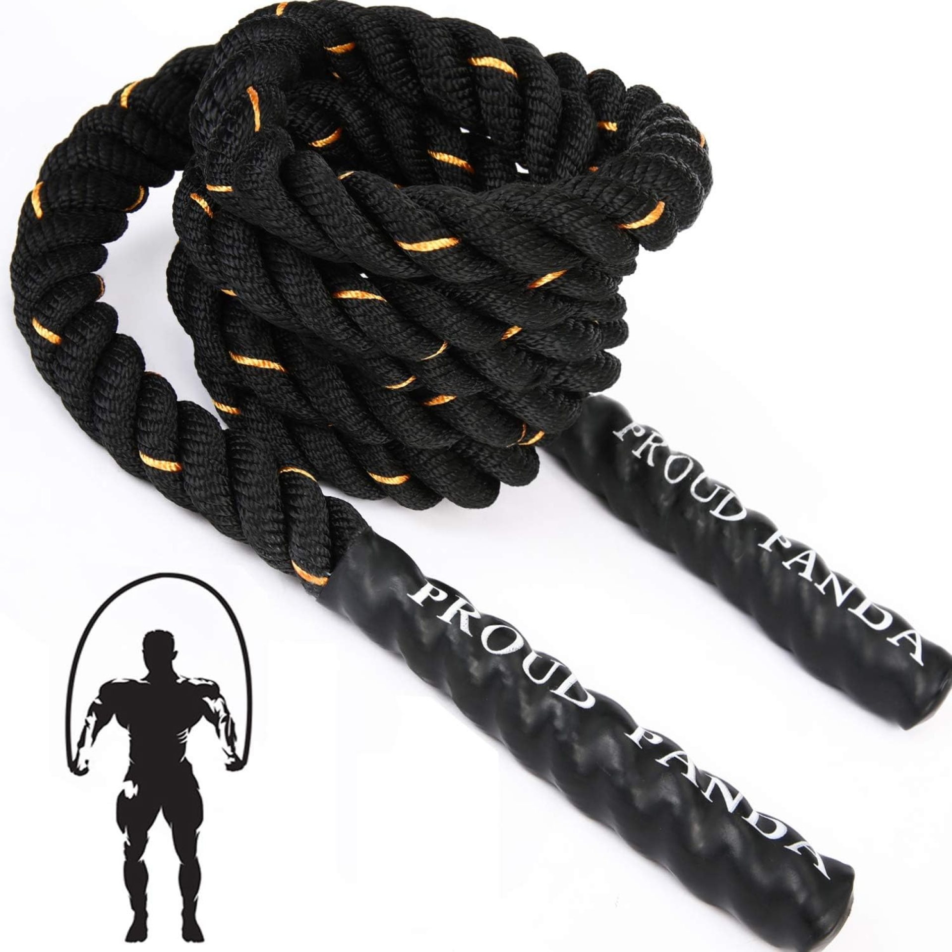 Heavy Jump Ropes for Fitness 2LB/3LB/5LB,Weighted Adult Skipping Rope Exercise Battle Ropes for Men & Women,Total Body Workouts, Power Training in Gym to Improve Strength and Building Muscle Heavy Jump Ropes for Fitness 2LB/3LB/5LB,Weighted Adult Skipping Rope Exercise Battle Ropes for Men & Women,Total Body Workouts, Power Training in Gym to Improve Strength and Building Muscle