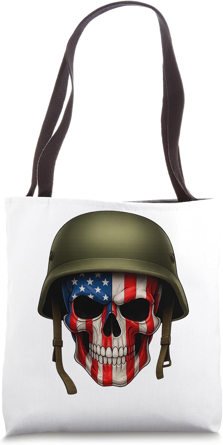 4th Of July Shirt For Women Men American Flag Skull Skeleton Tote Bag 4th Of July Shirt For Women Men American Flag Skull Skeleton Tote Bag