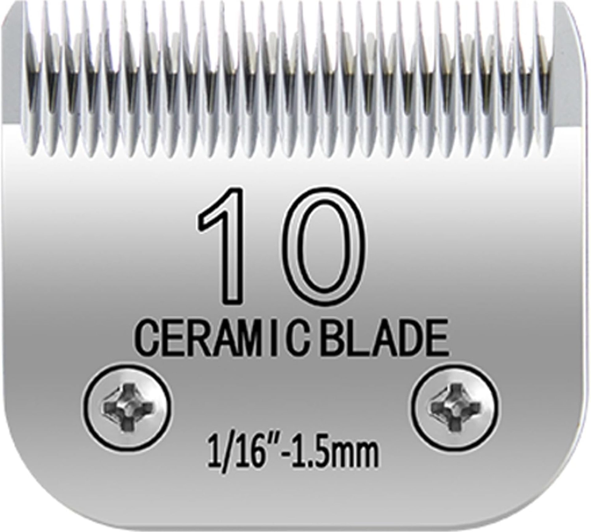 10# Clipper Blades Pet Grooming Clipper Replacement Blades, Detachable Clipper Blade Compatible with Andis/wahl/Oster Dog Clippers,10 Blade 1/16-inch, Made of Ceramic & Stainless Steel Blade 10# Clipper Blades Pet Grooming Clipper Replacement Blades, Detachable Clipper Blade Compatible with Andis/wahl/Oster Dog Clippers,10 Blade 1/16-inch, Made of Ceramic & Stainless Steel Blade