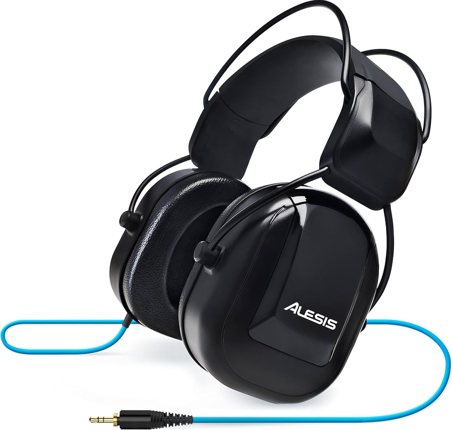 Alesis DRP100 – Audio-Isolation Electronic Drums Headphones for Monitoring, Practice or Stage Use with 1/4″ Adapter and Protective Bag Alesis DRP100 – Audio-Isolation Electronic Drums Headphones for Monitoring, Practice or Stage Use with 1/4″ Adapter and Protective Bag