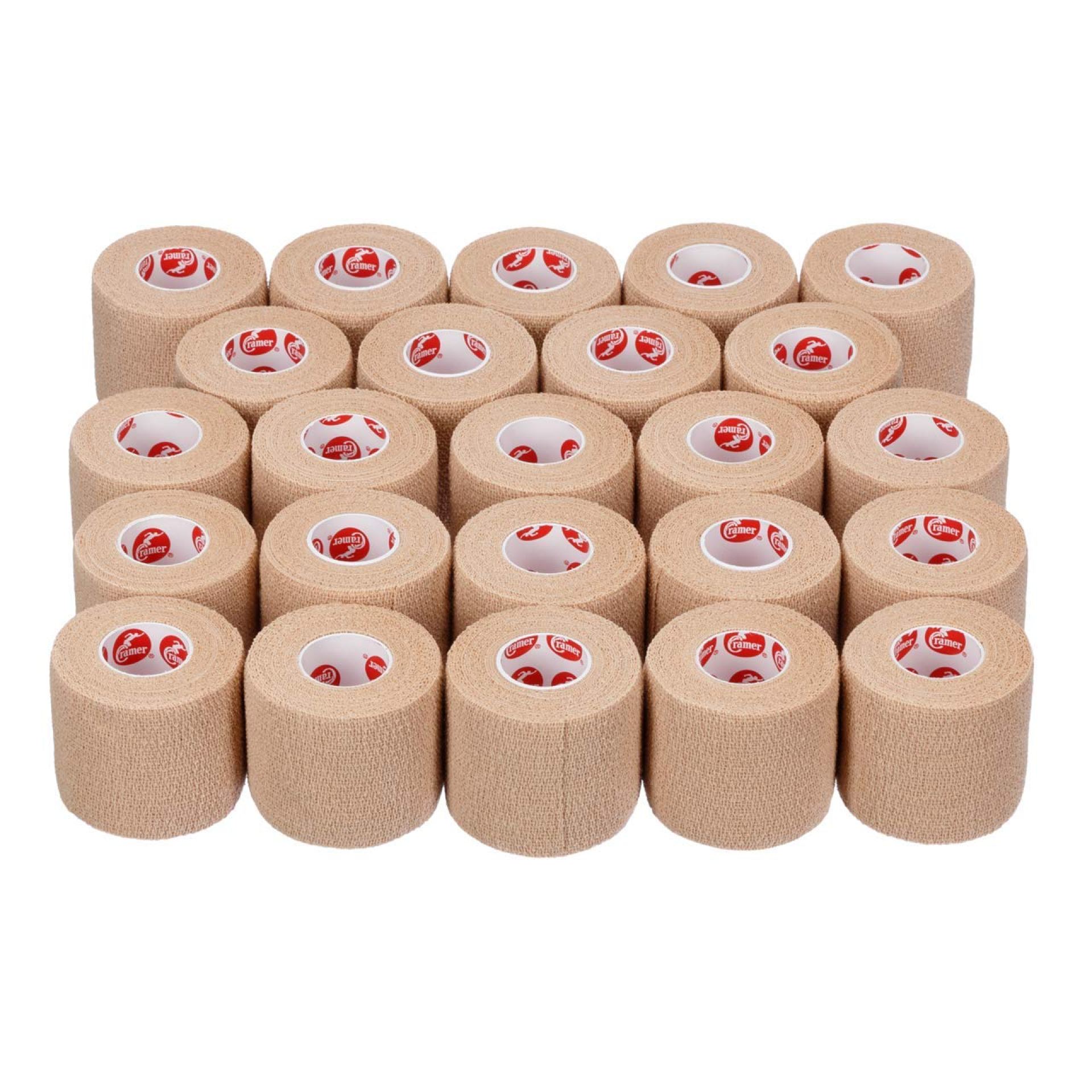 Cramer Eco-Flex Self-Stick Stretch Tape, Cohesive Tape, Flexible Elastic Sports Tape, Athletic Training Supplies, Easy Tear Self-Adherent Bandage Wrap, Bulk Cases, 6 Yard Rolls, Compression Tape Cramer Eco-Flex Self-Stick Stretch Tape, Cohesive Tape, Flexible Elastic Sports Tape, Athletic Training Supplies, Easy Tear Self-Adherent Bandage Wrap, Bulk Cases, 6 Yard Rolls, Compression Tape