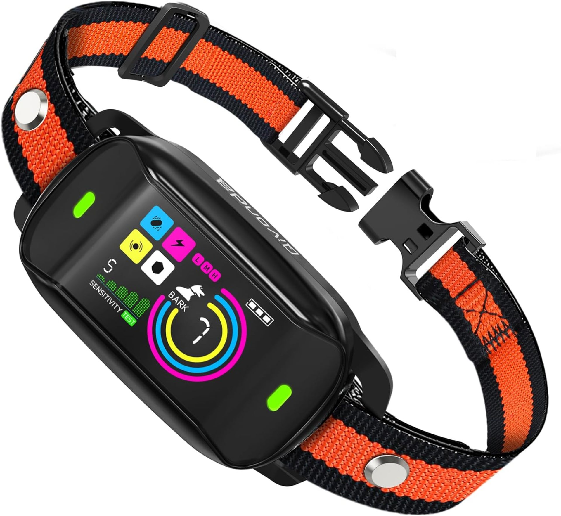 Bark Collar for Large Medium Small Dogs, Safe & Humane Bark Collar with Beep Vibration, Recordable & Rechargeable Bark Collars, Smart Protection Technology Waterproof Dog Training Collar(Orange) Bark Collar for Large Medium Small Dogs, Safe & Humane Bark Collar with Beep Vibration, Recordable & Rechargeable Bark Collars, Smart Protection Technology Waterproof Dog Training Collar(Orange)