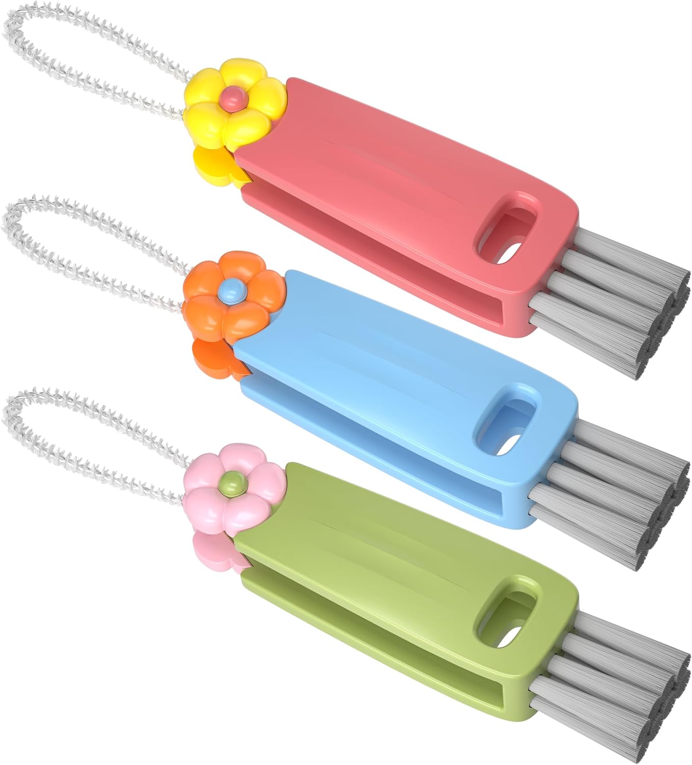 3 in 1 Cup Lid Gap Cleaning Brush Set, Multifunctional Bottle Cleaning Brush, Cup Lid Gap Cleaner, Home Kitchen Crevice Cleaning Brush Tools (Multicolor) 3 in 1 Cup Lid Gap Cleaning Brush Set, Multifunctional Bottle Cleaning Brush, Cup Lid Gap Cleaner, Home Kitchen Crevice Cleaning Brush Tools (Multicolor)